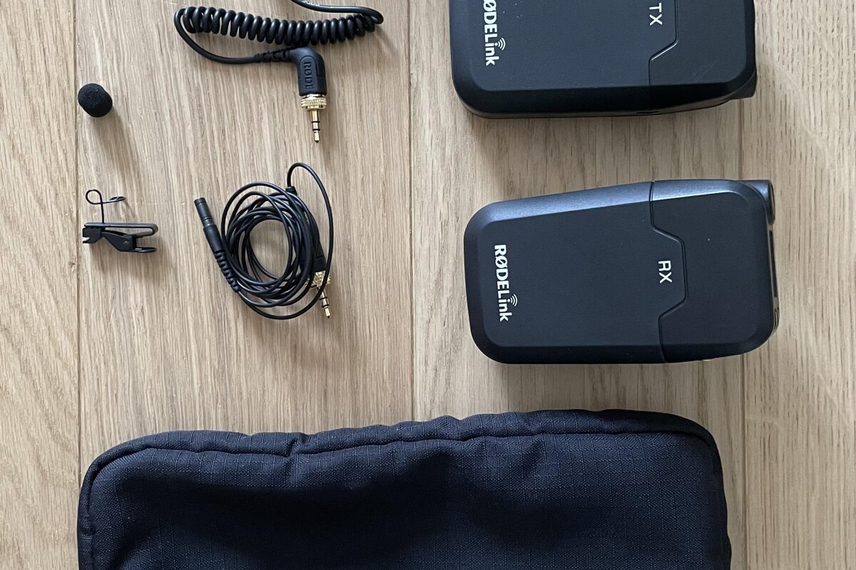 Location Pack Emetteur + Récepteur Filmmaker Rode Noir + Micro lavalier - Lightyshare