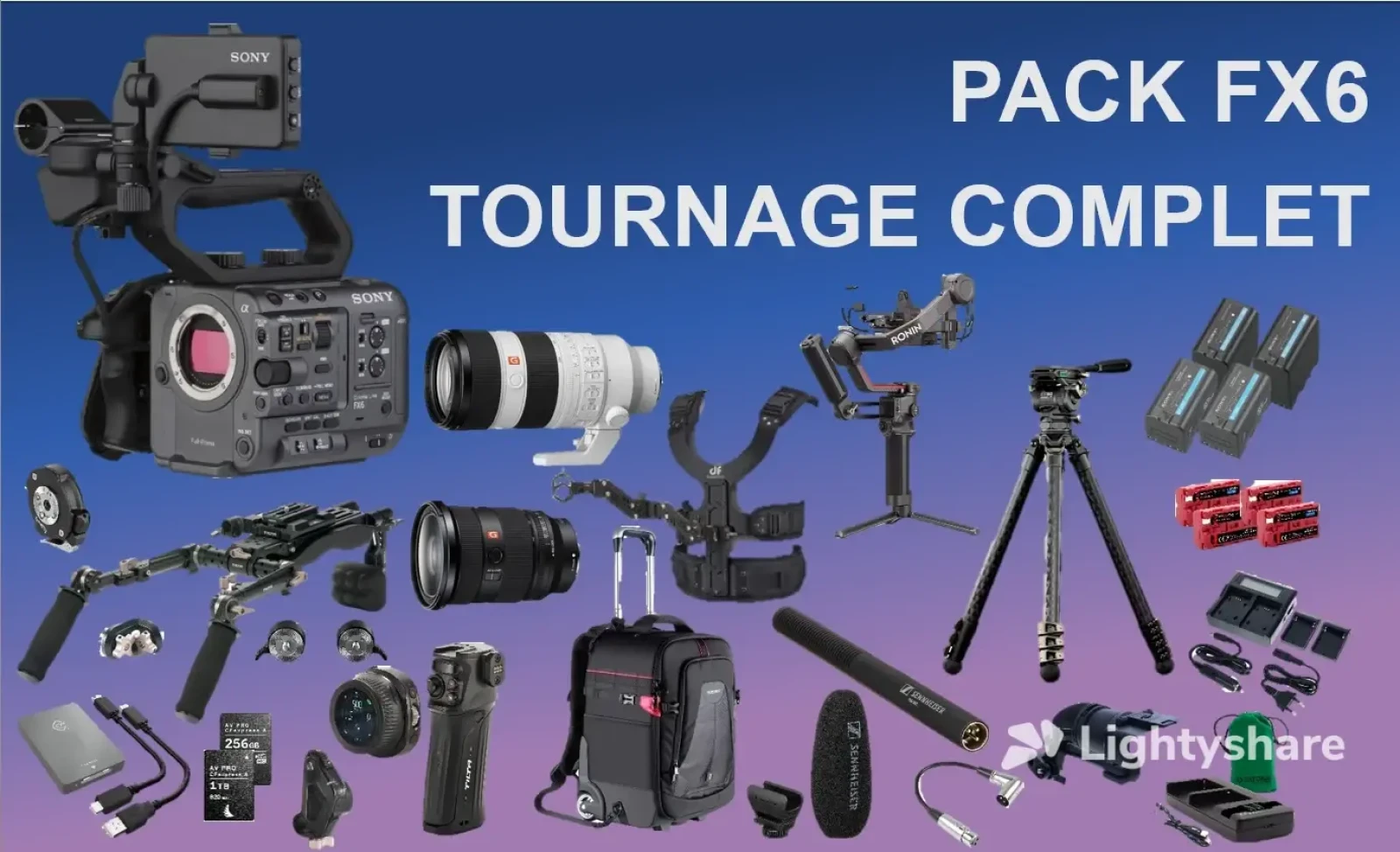 Pack FX6 tournage complet - Photo 1 sur 3