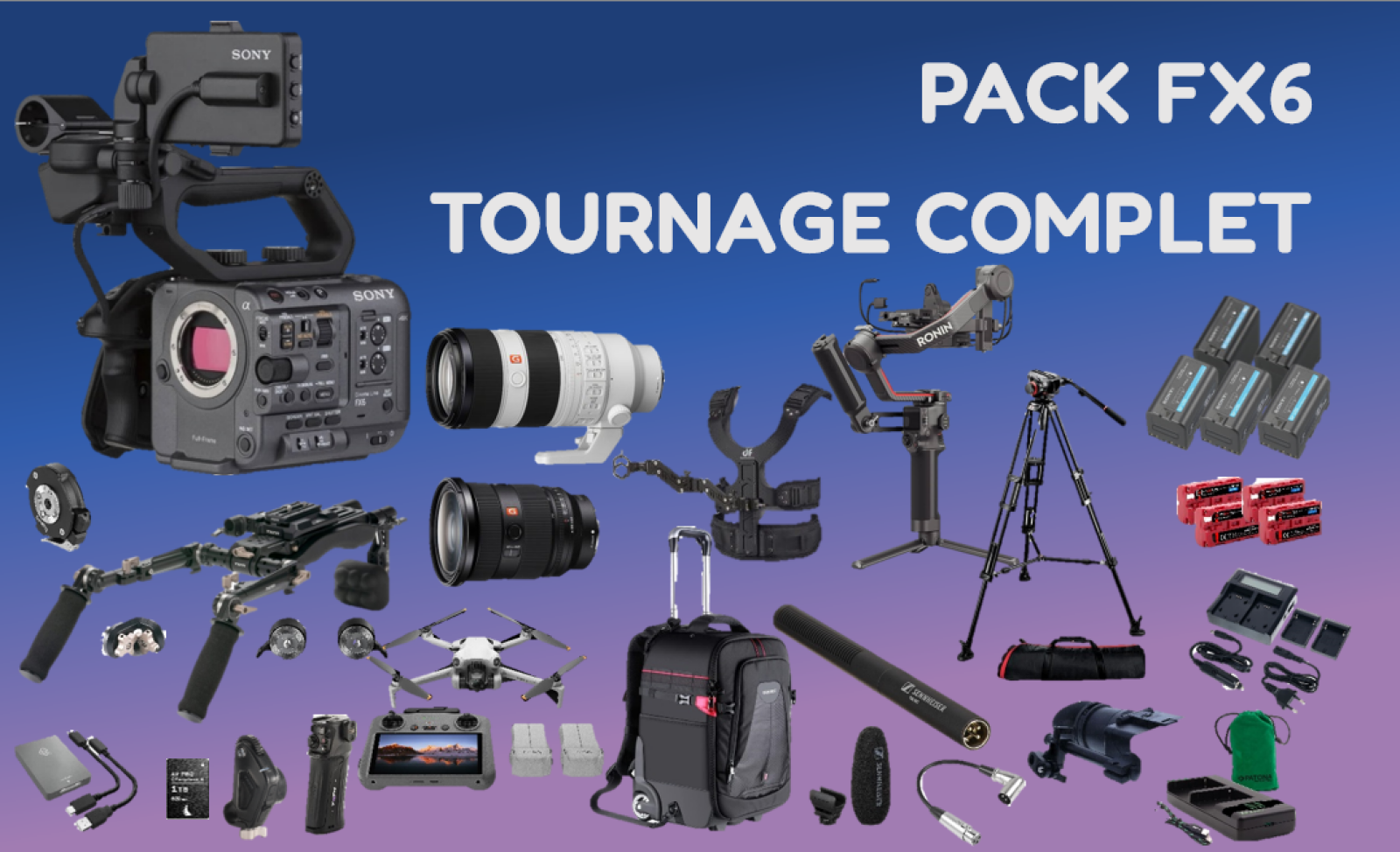Pack FX6 tournage complet - Photo 1 sur 4