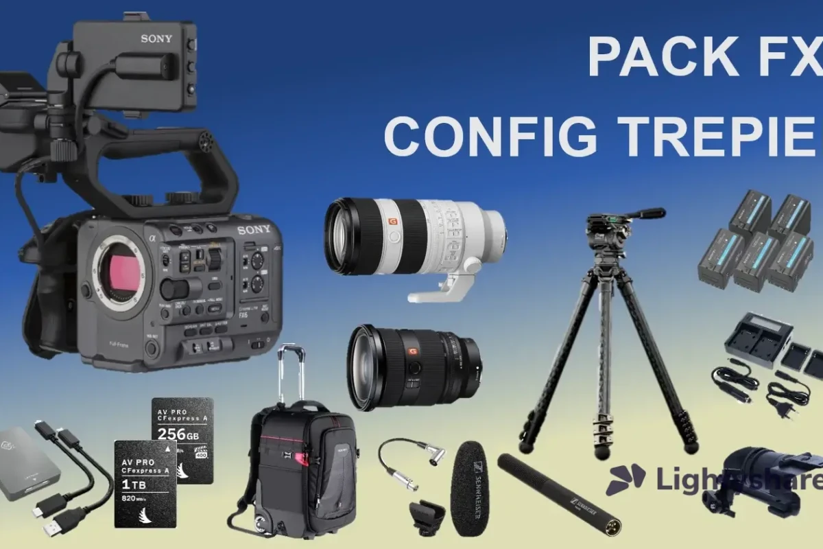 Location Pack FX6 Config Trépied - Lightyshare