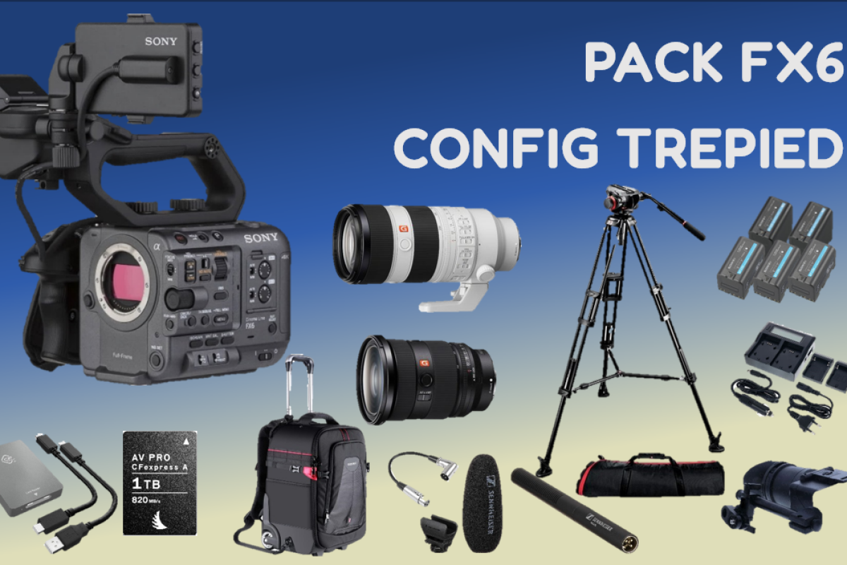 Location Pack FX6 Config Trépied - Lightyshare