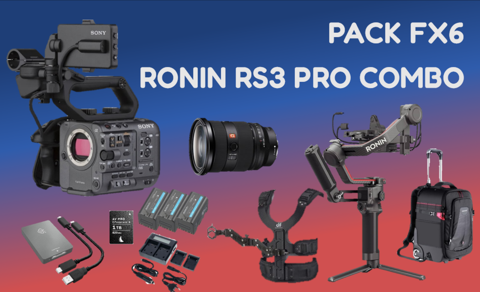 Pack FX6 Config Ronin RS3 Pro - Photo 1 sur 2