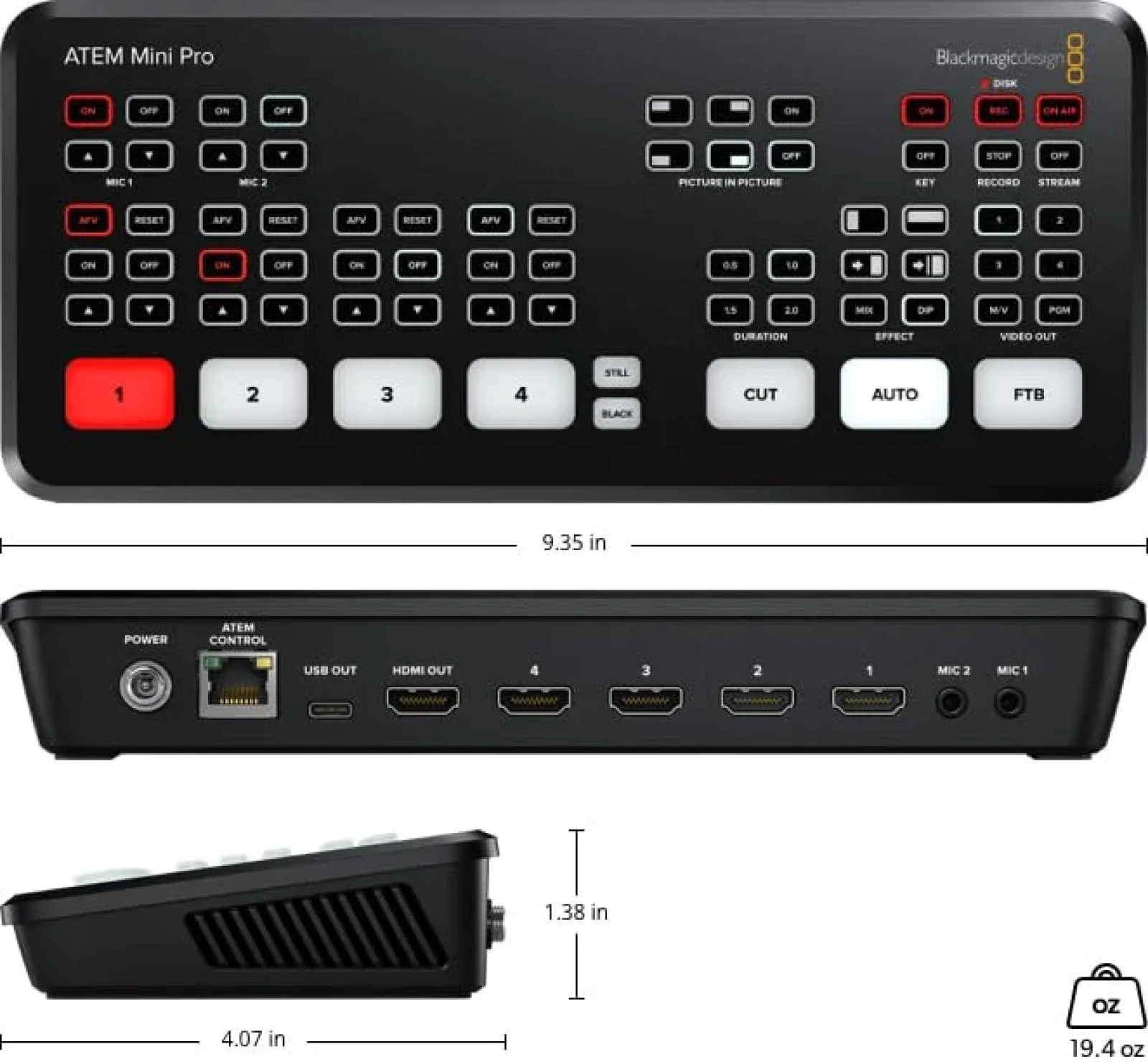 Blackmagic Design ATEM Mini Pro - Photo 1 sur 2