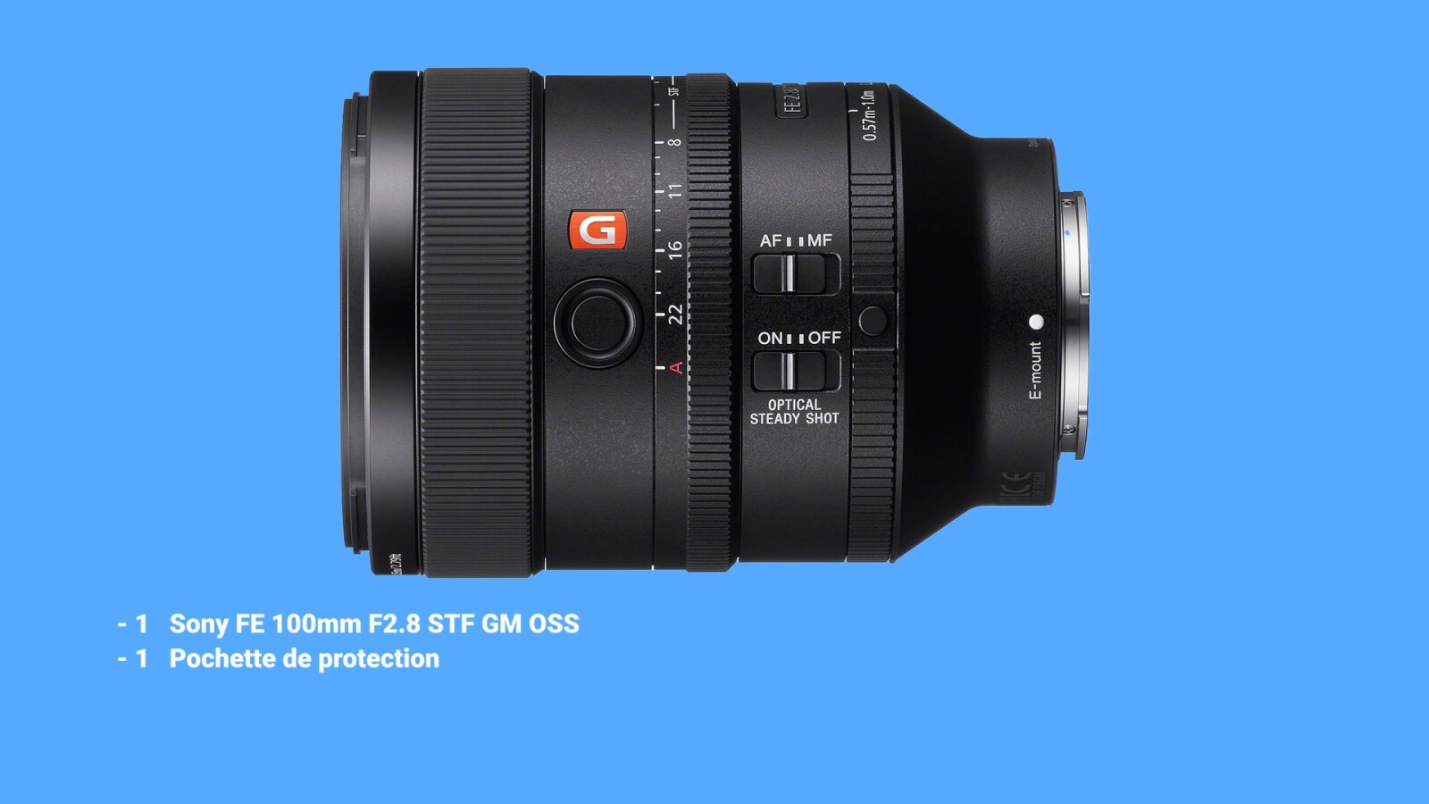 Sony FE 100mm F2.8 STF GM OSS - Photo 1 sur 1