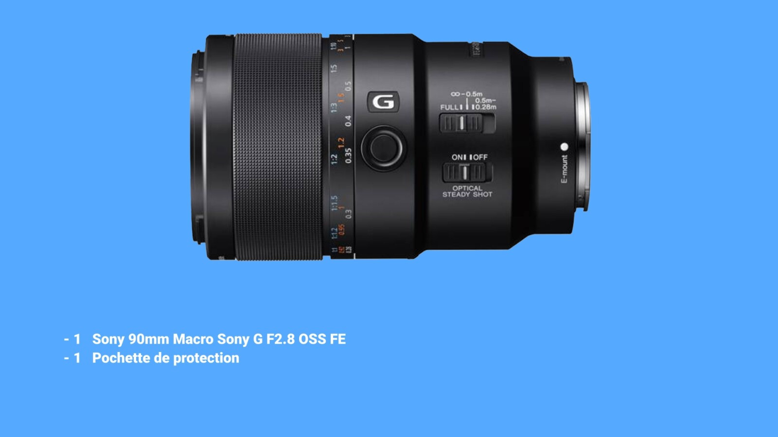 Sony 90mm Macro Sony G F2.8 OSS FE - Photo 1 sur 1