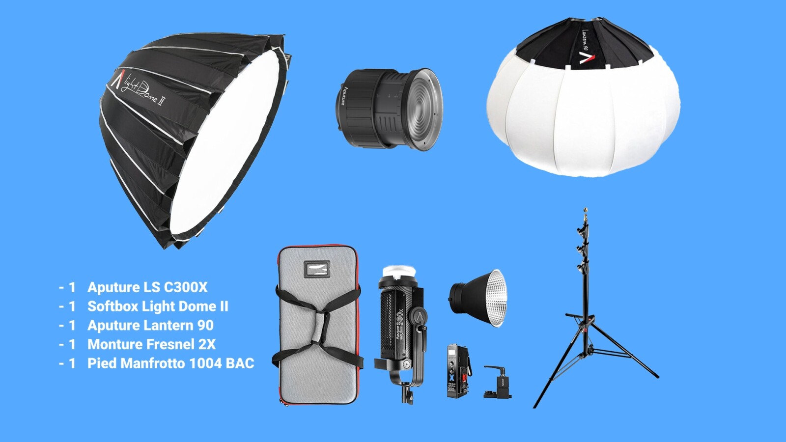 Aputure LS C300X - Aputure Lantern 90 - Pied - Photo 1 sur 1