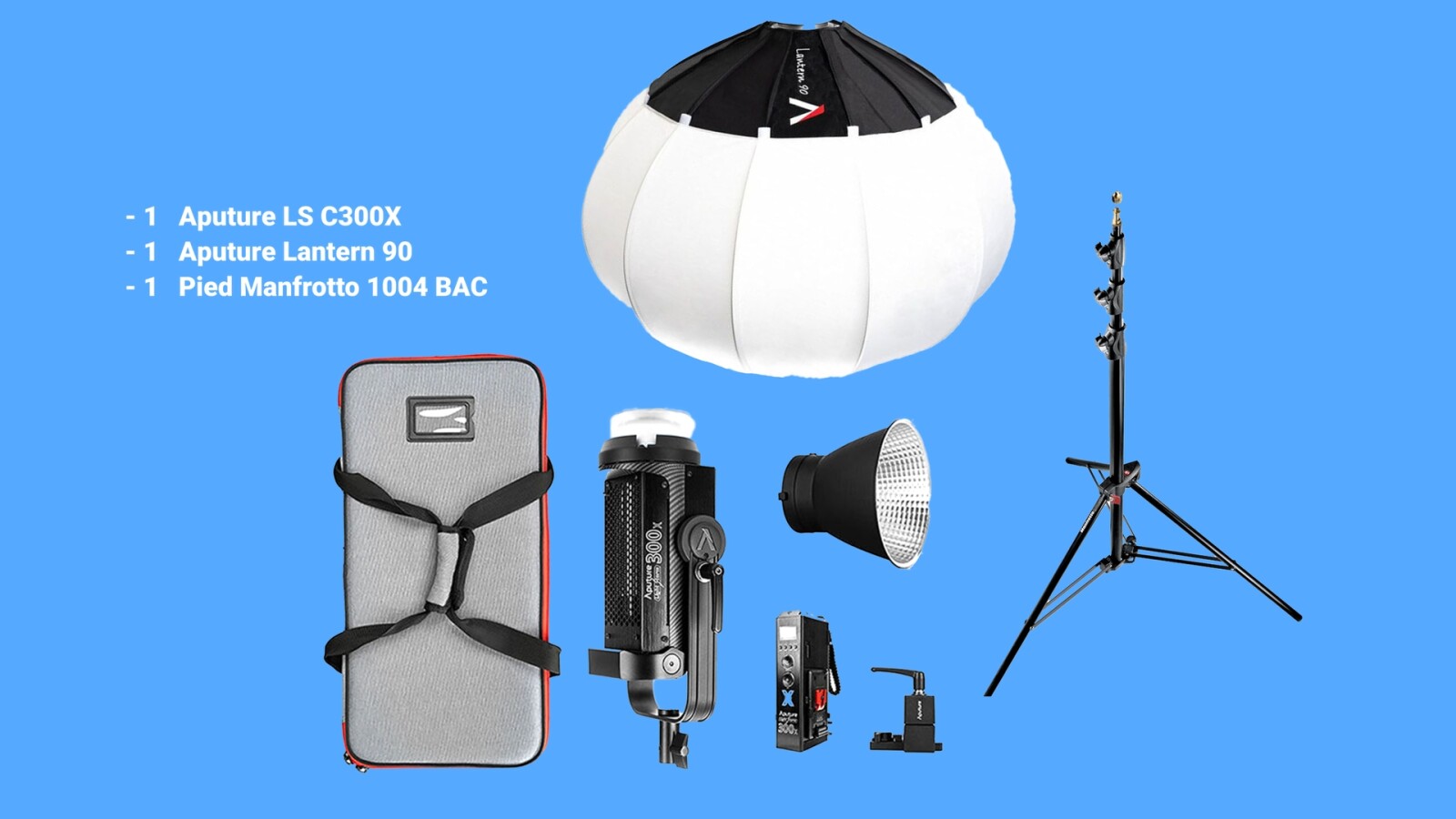 Aputure LS C300X - Aputure Lantern 90 - Pied - Photo 1 sur 1