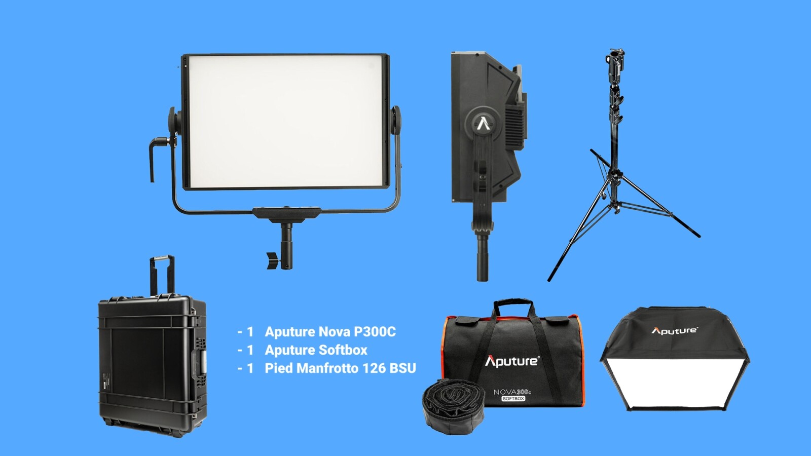Aputure Nova P300C - Softbox et Pied - Photo 1 sur 1