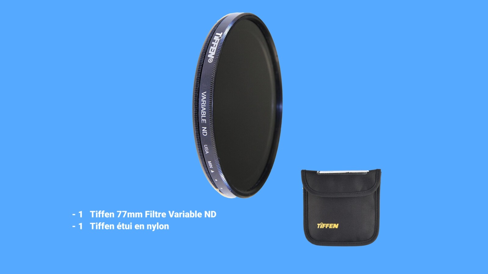 Tiffen Filtre gris neutre variable 77 mm - Photo 1 sur 1