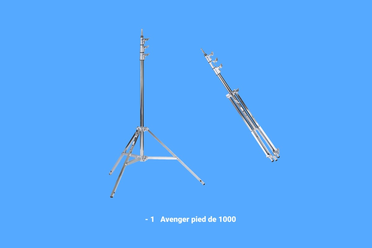 Location Avenger Pied de 1000 acier - Lightyshare