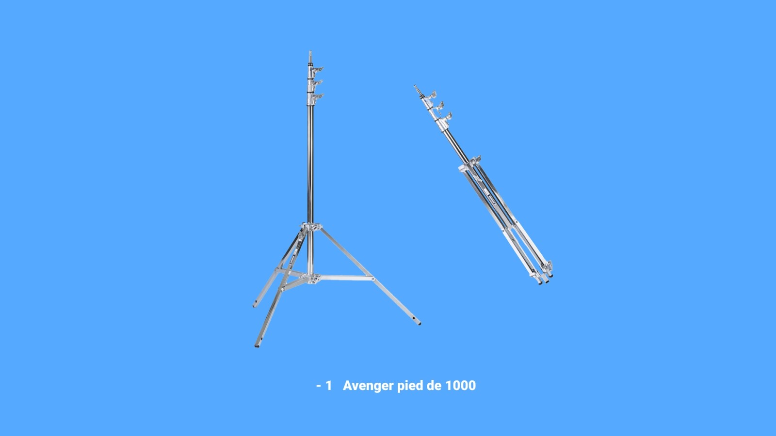 Avenger Pied de 1000 acier - Photo 1 sur 1