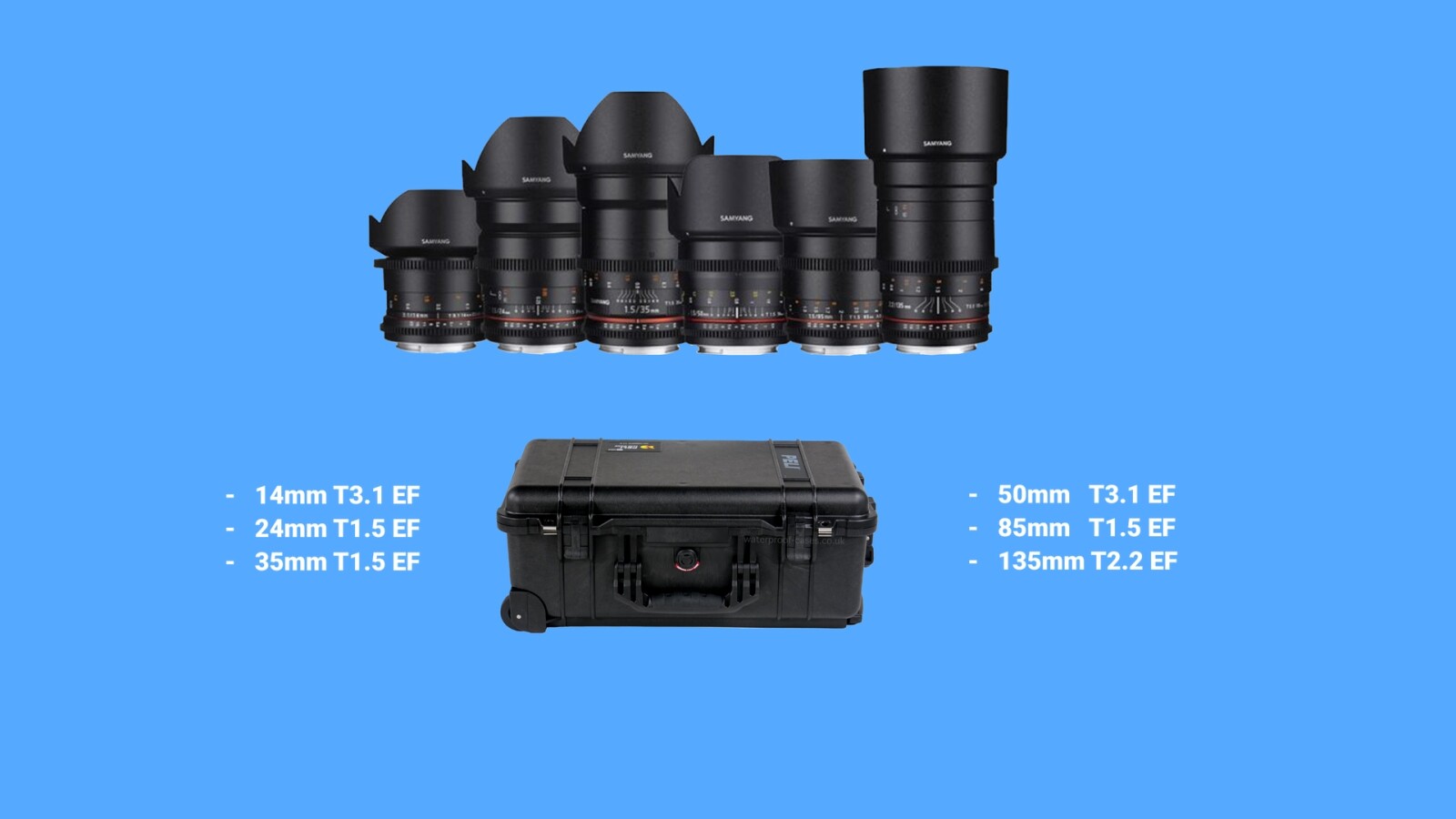 SERIE OPTIQUES SAMYANG MONTURE EF - Photo 1 sur 1