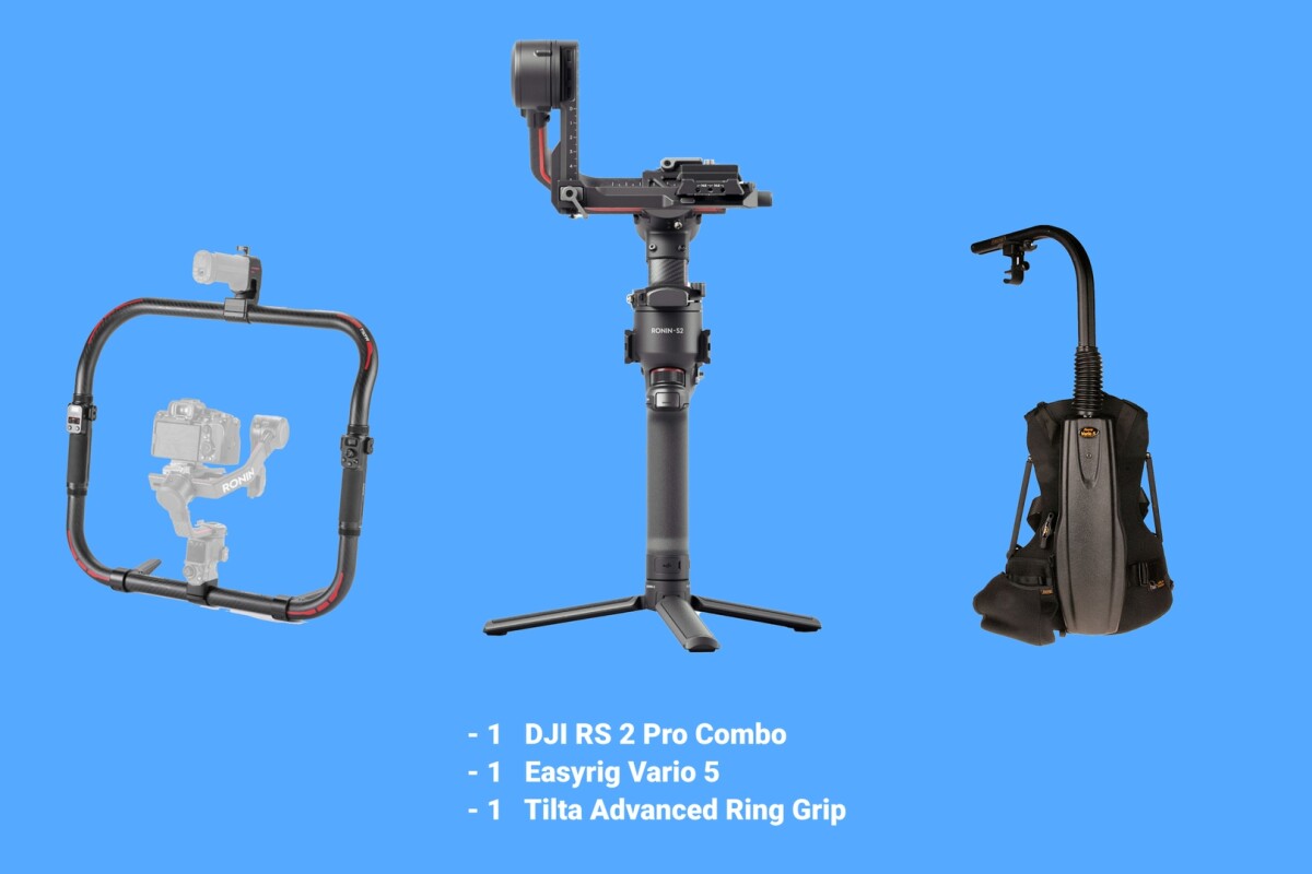 Location Pack Dji Ronin RS2 - Cage et Easyrig Vario 5 - Lightyshare