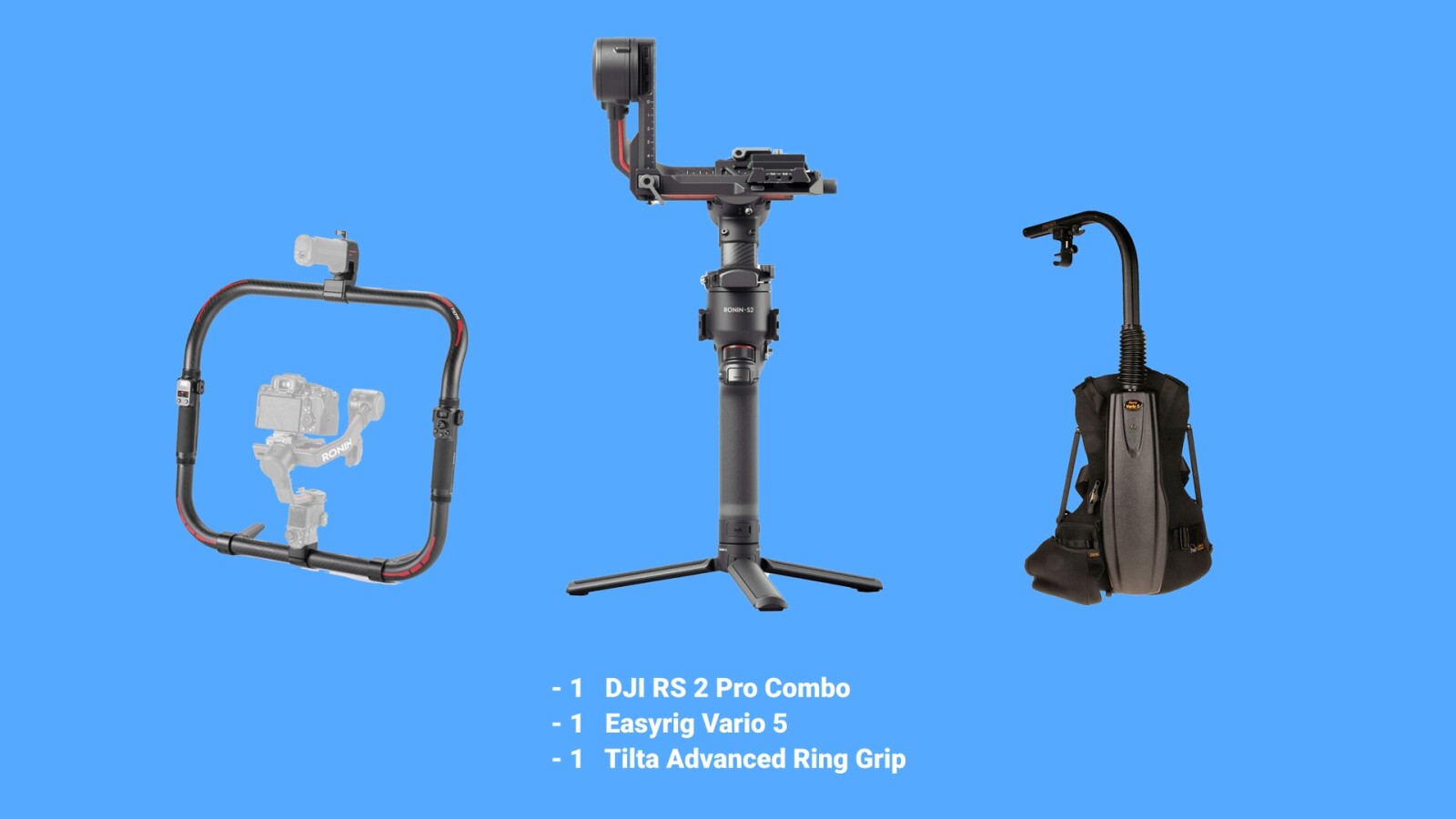 Pack Dji Ronin RS2 - Cage et Easyrig Vario 5 - Photo 1 sur 1