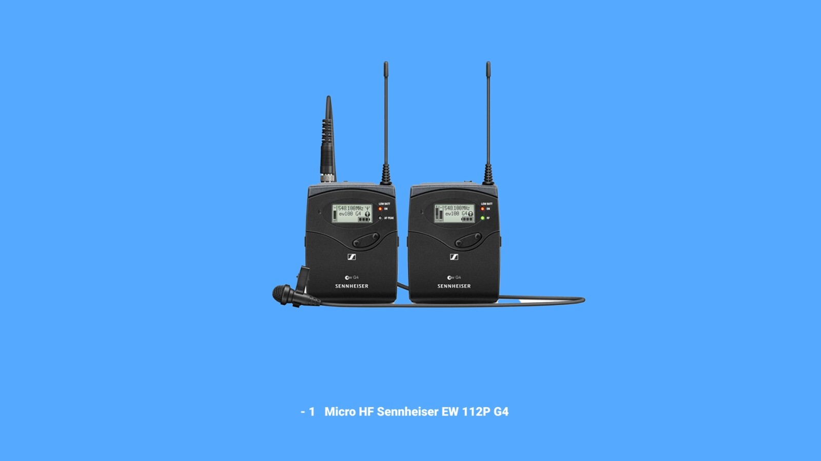 Micro HF Sennheiser EW 112P G4 - Photo 1 sur 1