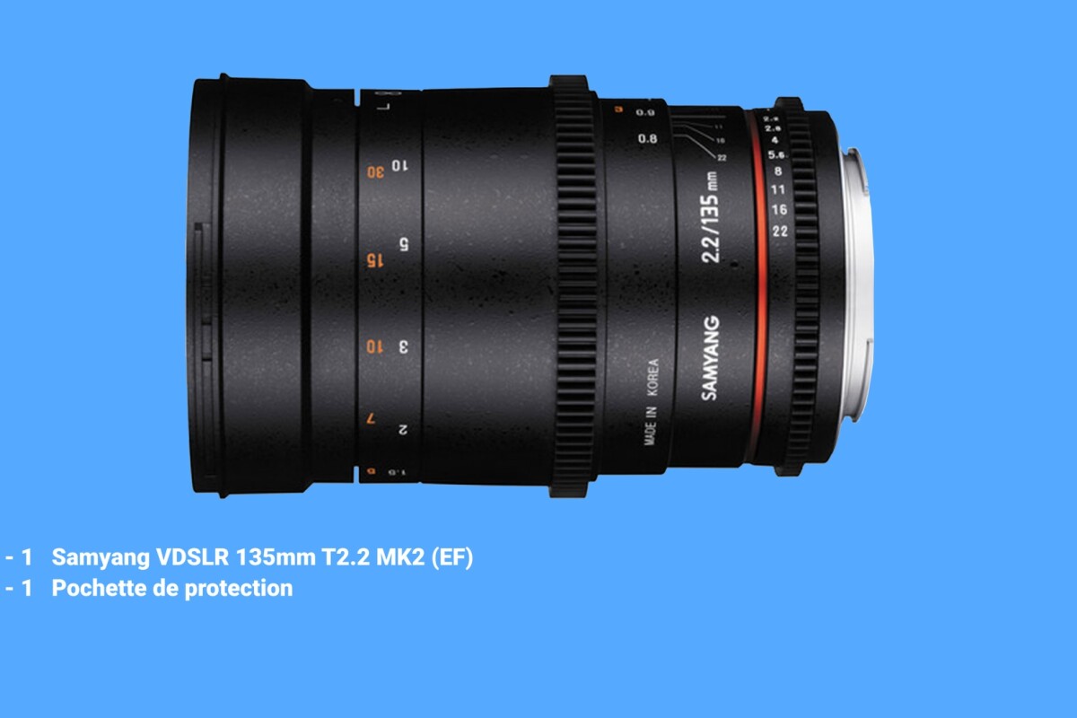 Location Samyang VDSLR 135mm T2.2 - Monture EF - Lightyshare