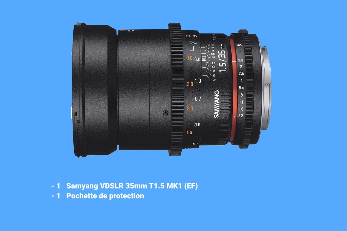 Location Samyang 35mm T1.5 VDSLR MKI- Monture EF - Lightyshare
