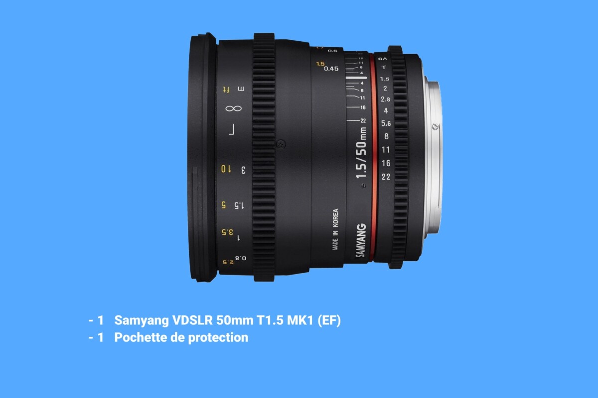 Location Samyang 50mm T1.5 VDSLR MKI- Monture EF - Lightyshare