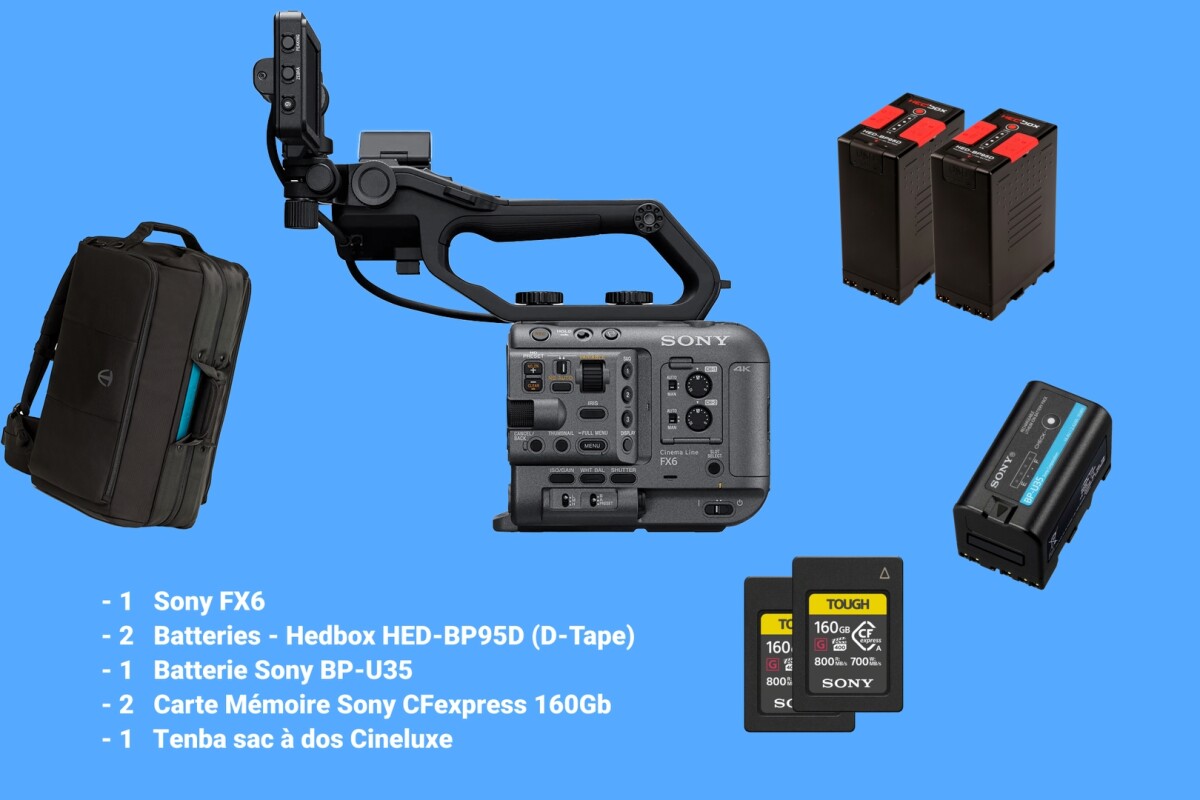 Location Pack FX6 - Le Basique - Lightyshare