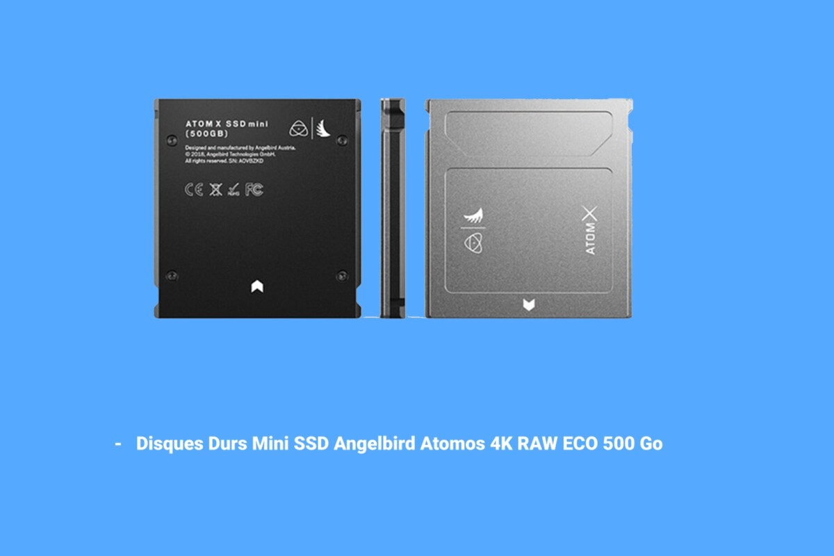Location ANGELBIRD Mini disque dur SSD pour enregistreur Atomos 4K RAW 500 Go - Lightyshare