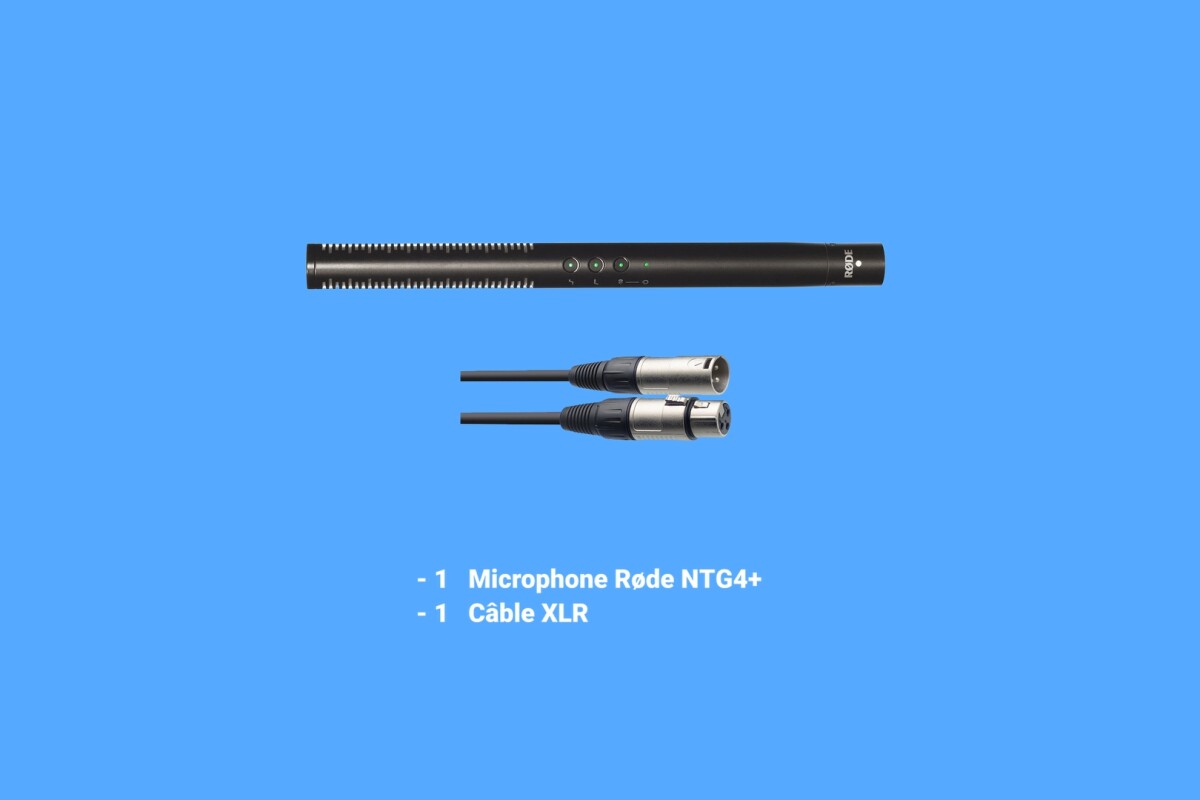 Location Rode microphone canon NTG4+ - Lightyshare