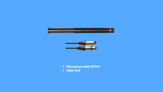 Location Rode microphone canon NTG4+