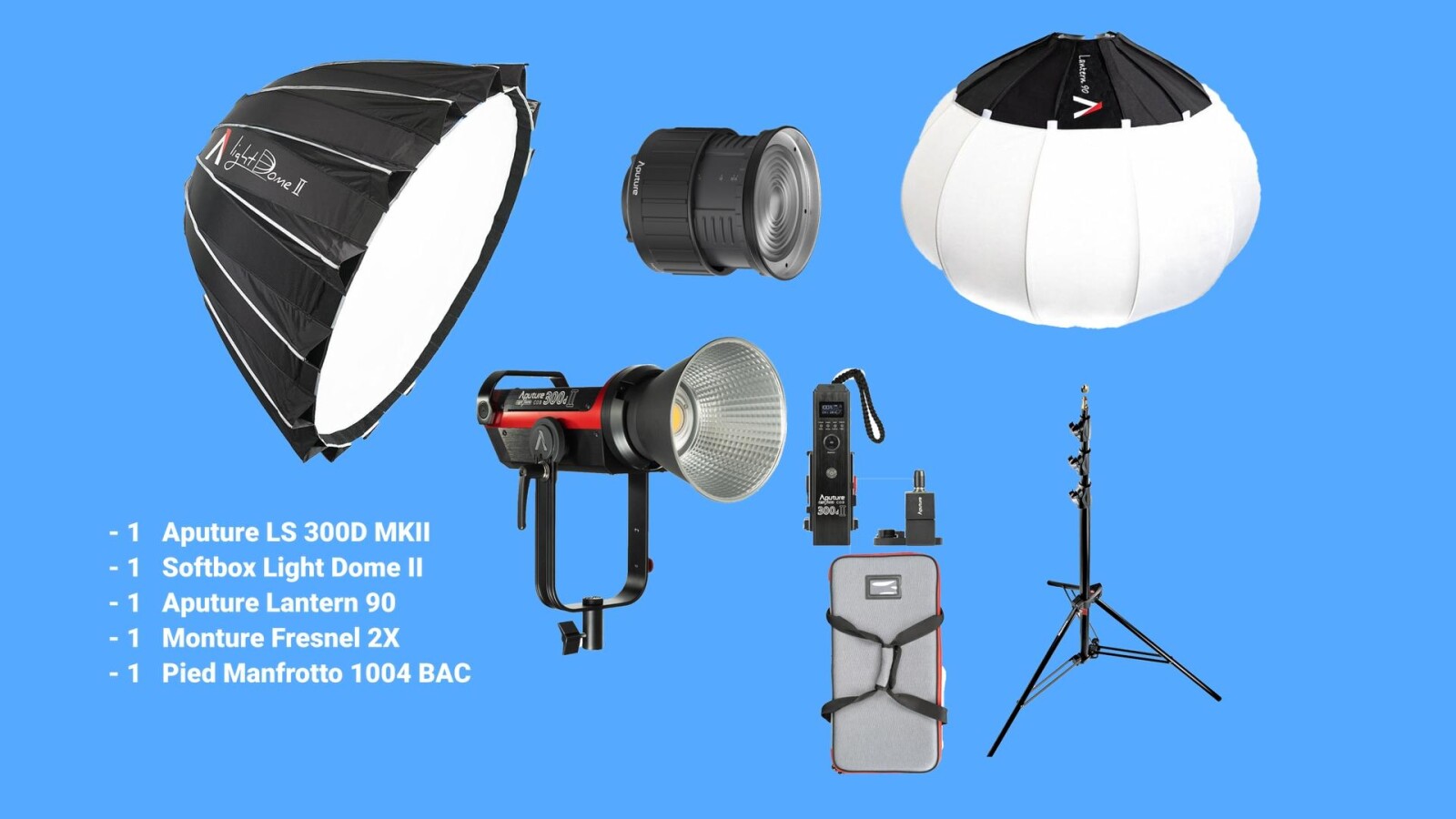 Aputure 300D MKII - Kit Complet - Photo 1 sur 1