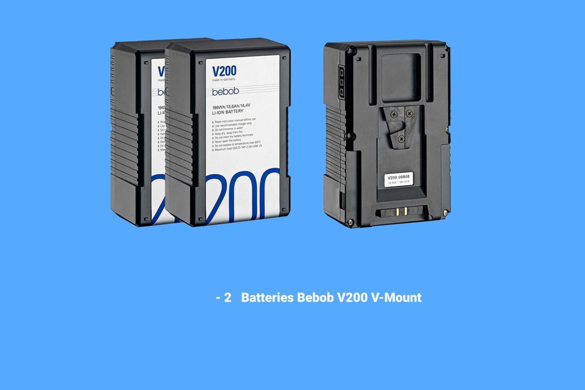 Location Batterie Bebob V200 V-Mount (pack 2 batteries) - Lightyshare