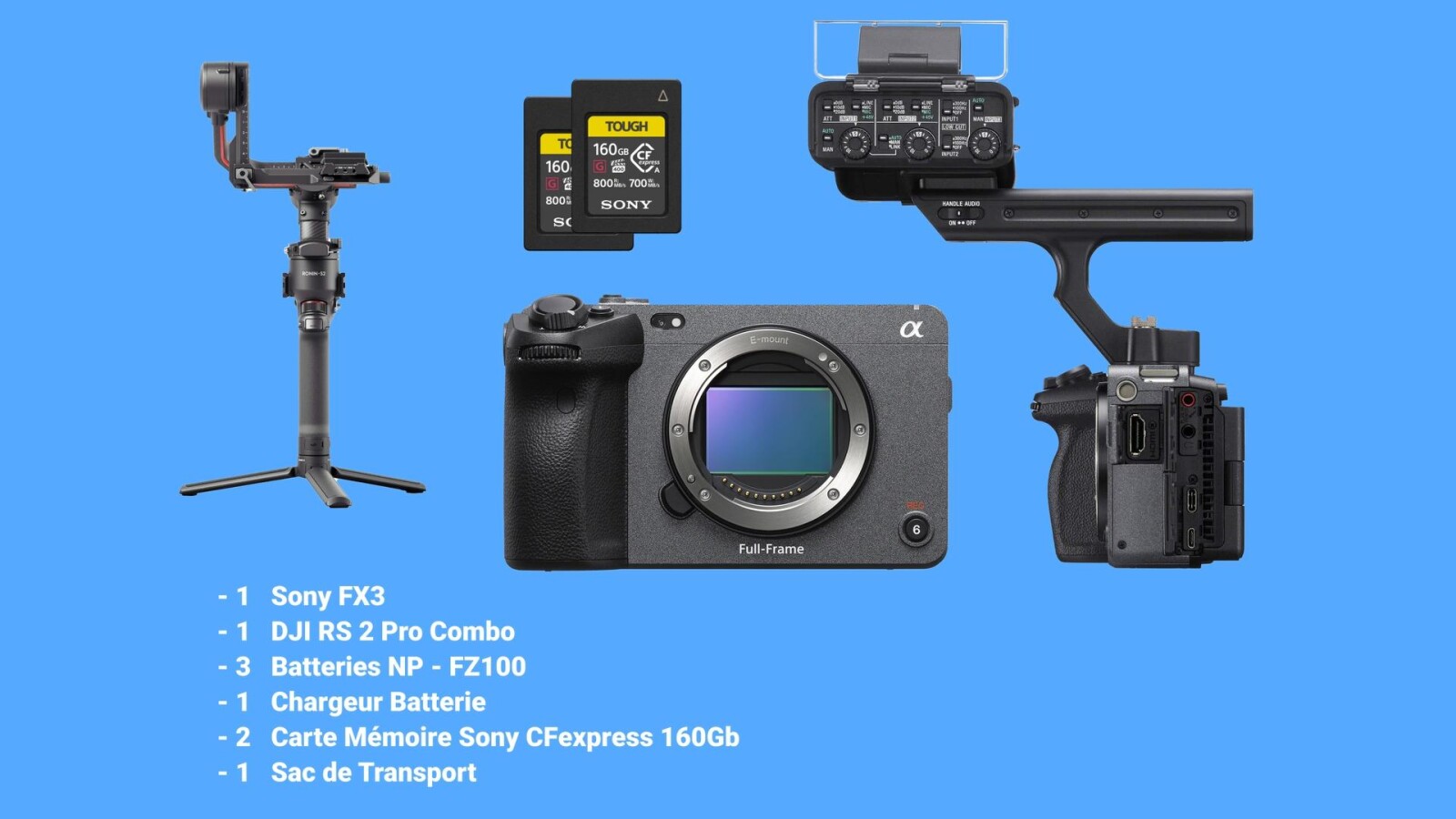 PACK FX3 - STABILISATEUR - Photo 1 sur 1