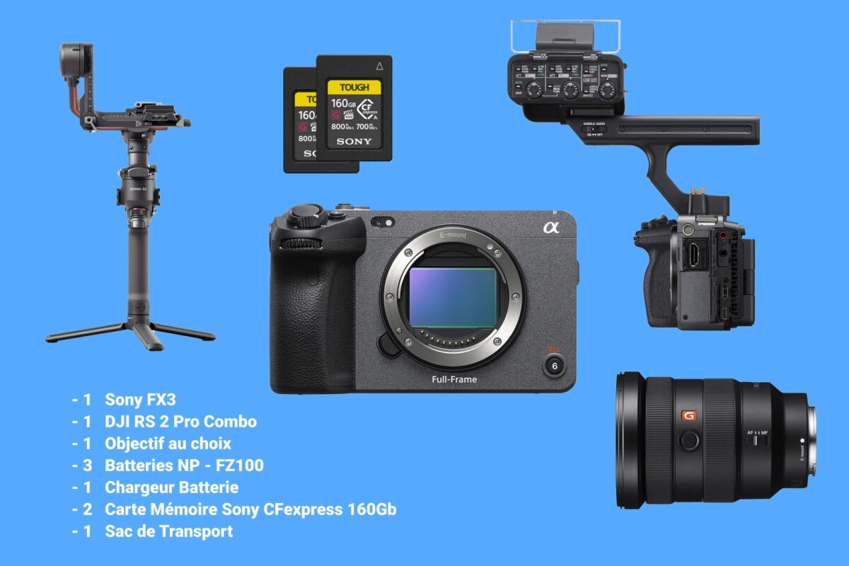 Location PACK FX3 - STAB & OBJECTIF - Lightyshare