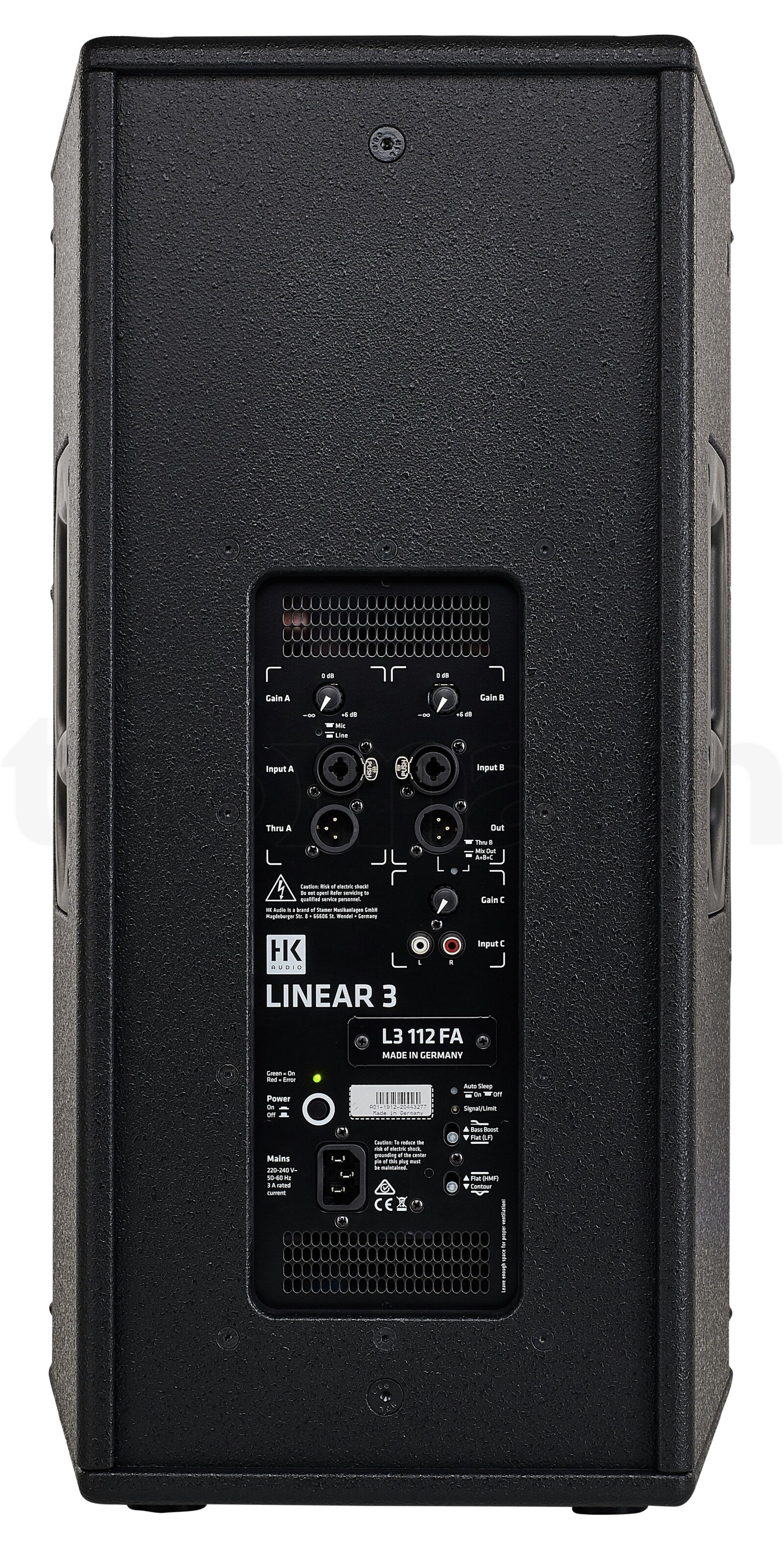 Paire de HK Audio L3 112 FA : enceinte large bande active 12 pouces 1200 W - Photo 4 sur 8