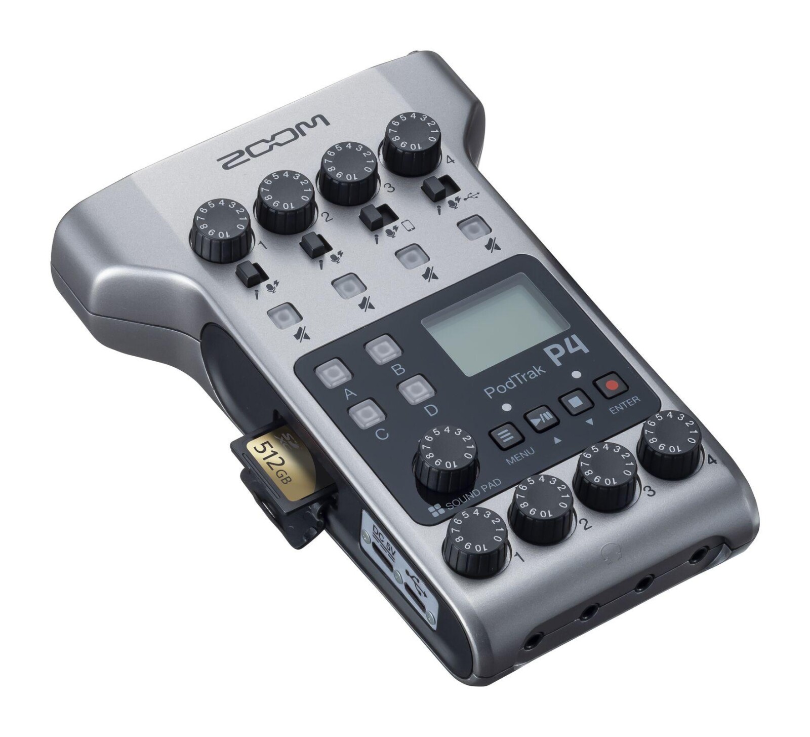 Zoom PodTrak P4 - Enregistreur de podcast - Photo 1 sur 5