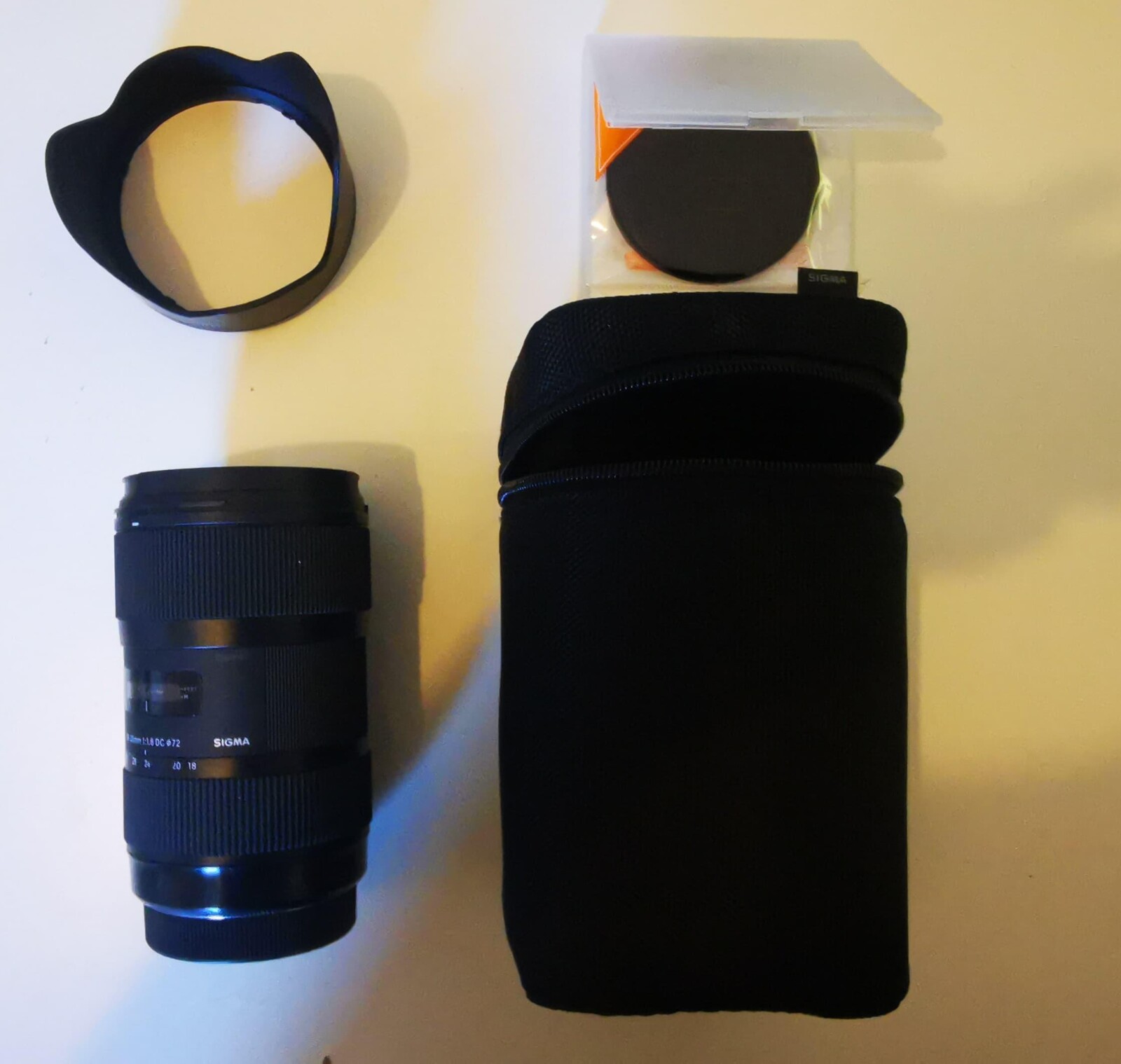 SIGMA ART 18-35/1,8 DC SHM CANON + filtre ND8 72mm - Photo 1 sur 1