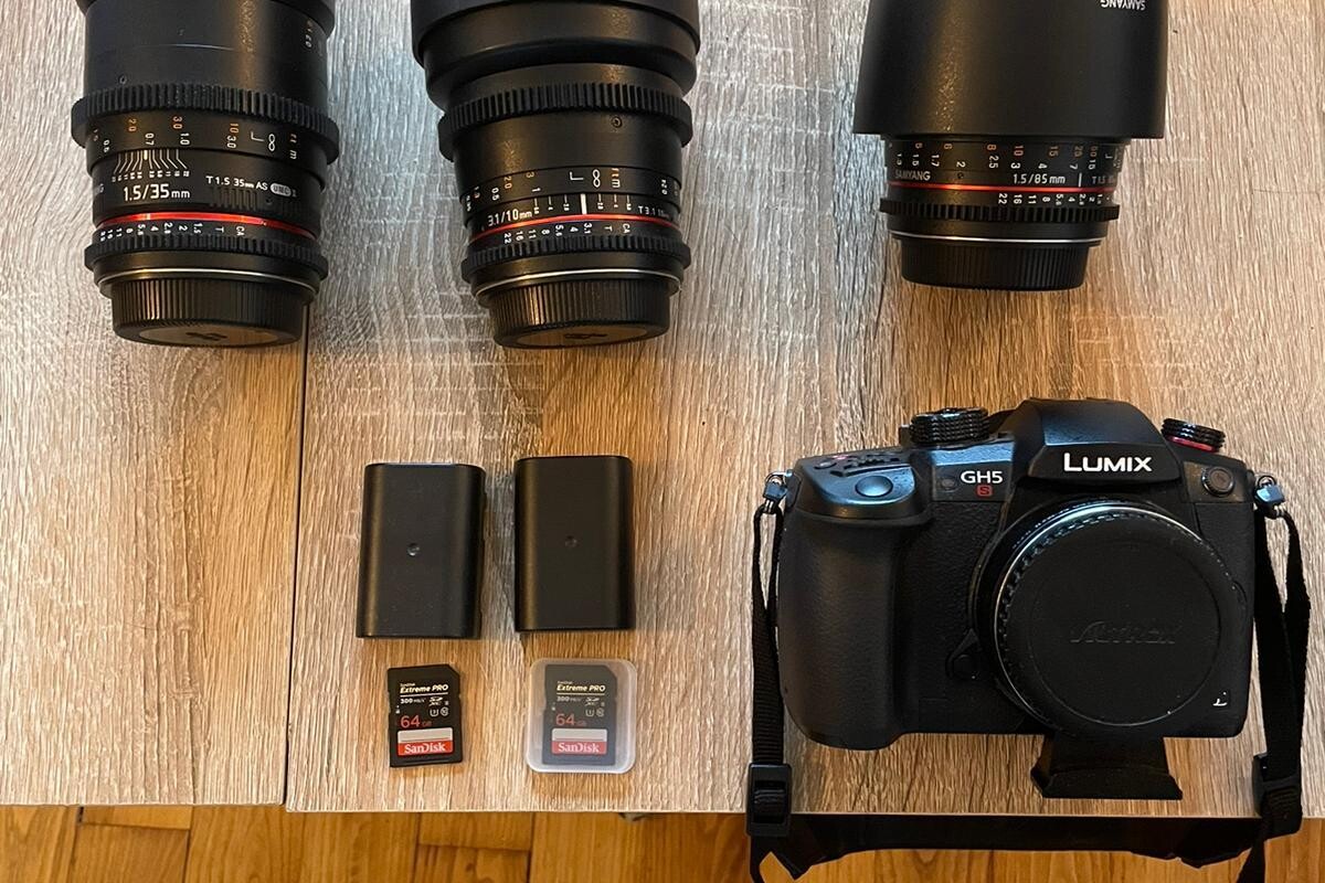 Location GH5s + Objectifs + cartes SD - Lightyshare