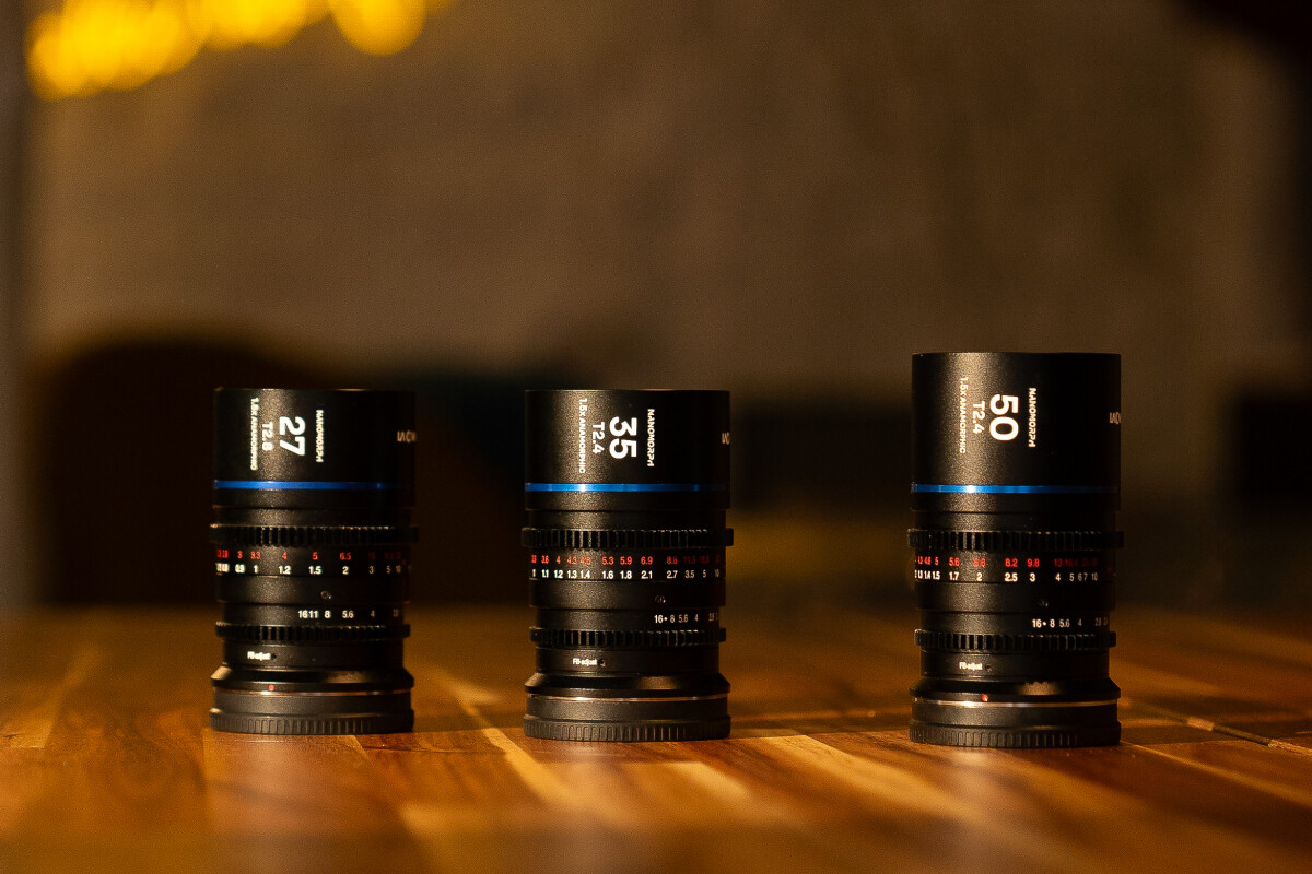 Location LAOWA Laowa 27/35/55mm Nanomorph (E-mount, BLUE) - Lightyshare
