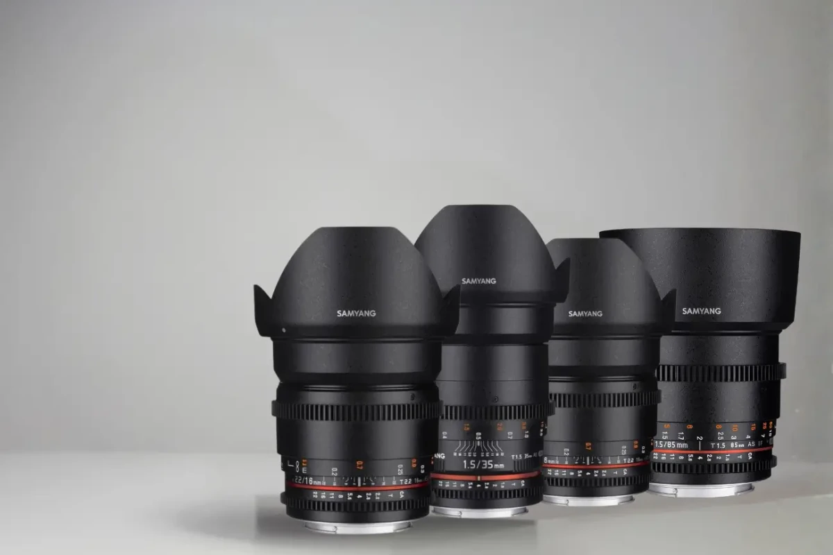 Location Kit objectif Samyang Cine Lens 16mm / 35mm / 50mm / 85mm - Lightyshare