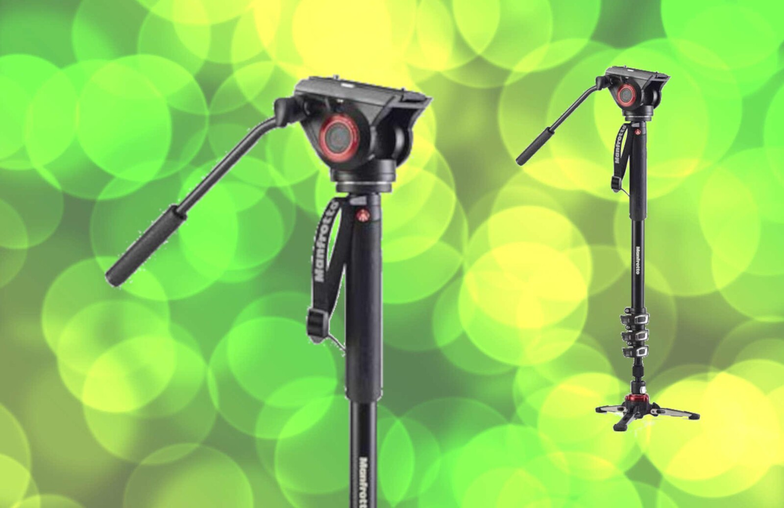 Monopode Manfrotto base fluide - Photo 1 sur 1