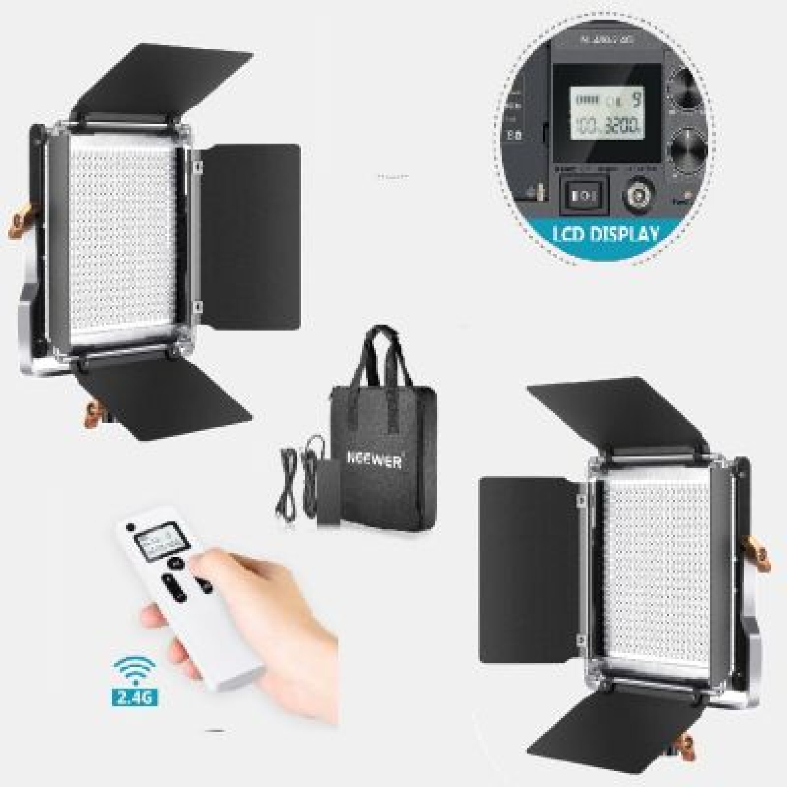 2 Pcs Panneau led bi-color - Photo 1 sur 2