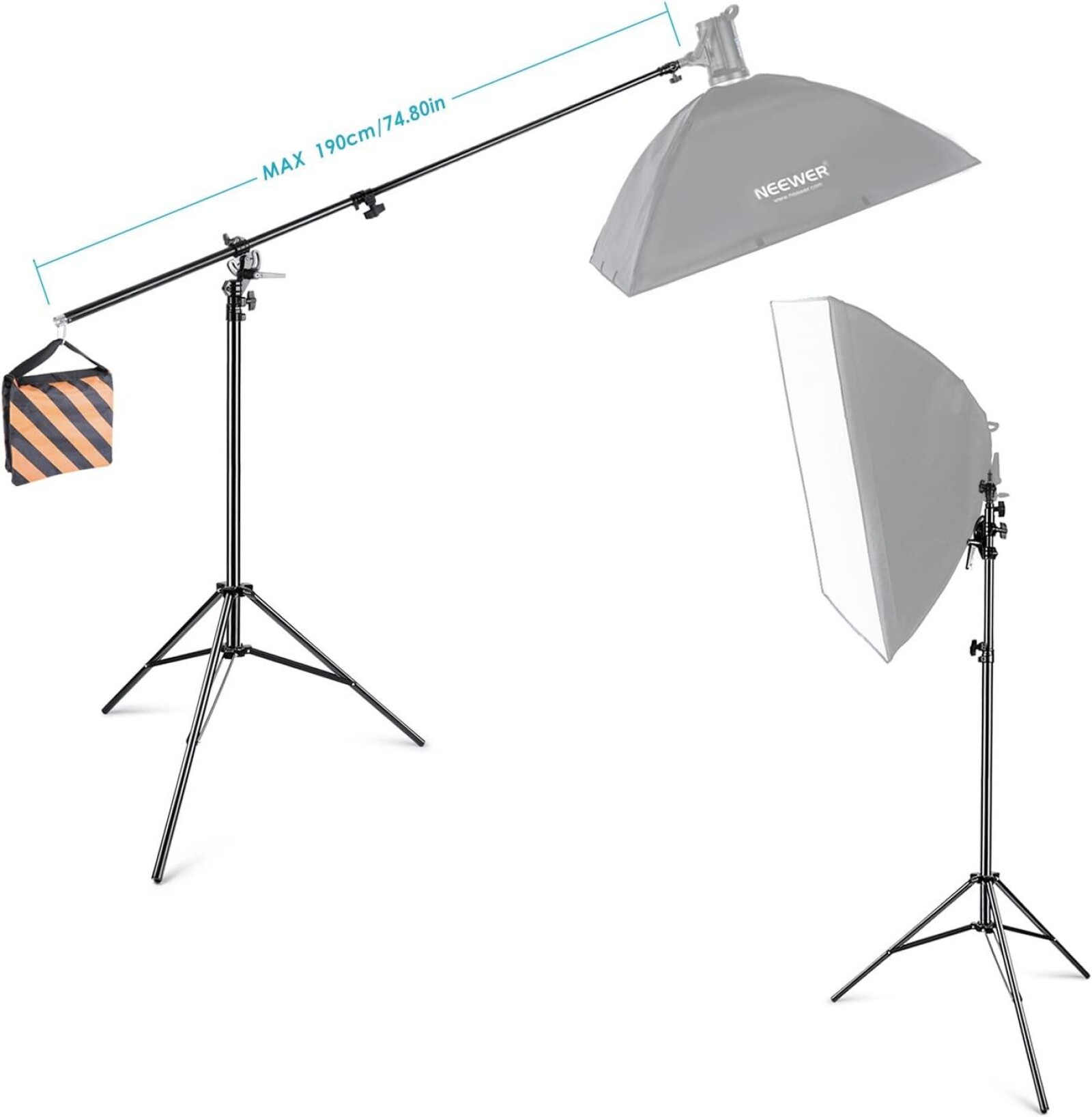 Torche LED Godox VL150 + Trepied - Photo 3 sur 3