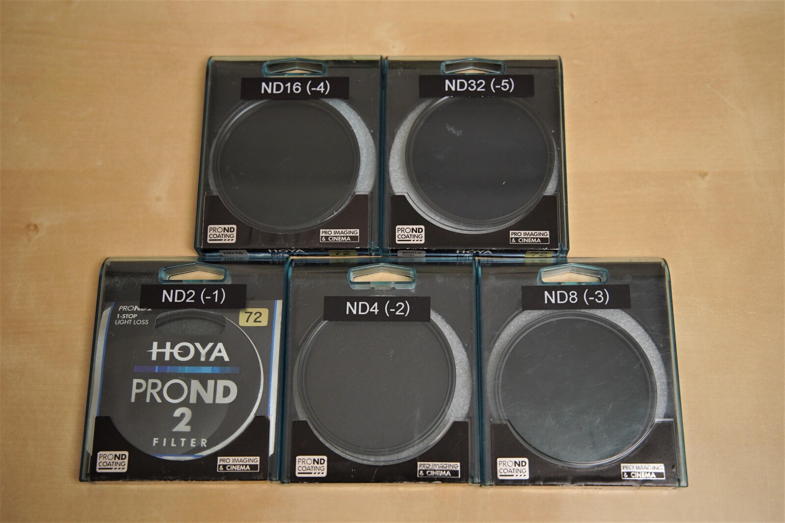 Kit de filtres ND Hoya ProND 72mm - Photo 1 sur 1