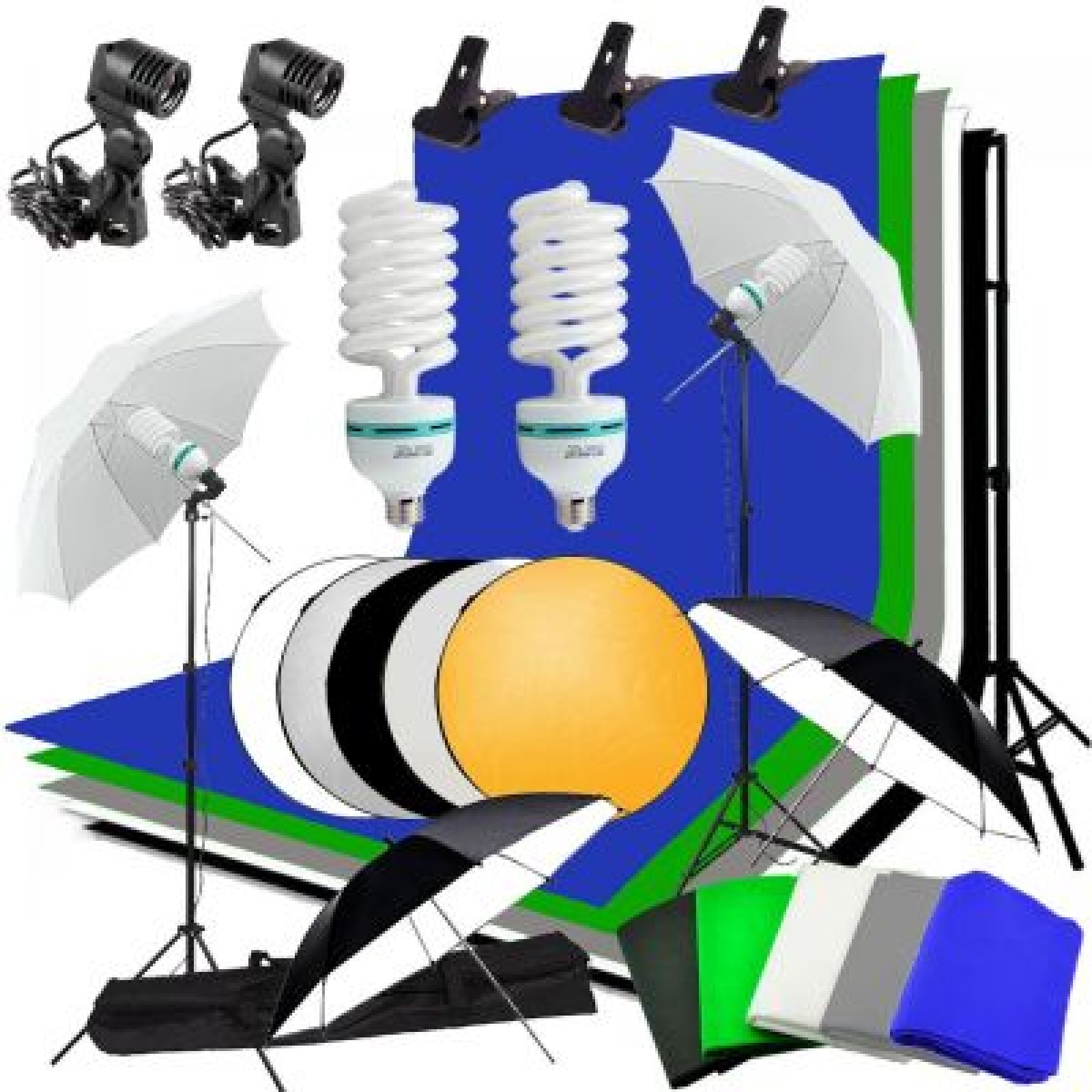 Abeststudio - Kit d'éclairage professionnel pour tournages vidéos et studio photo - Photo 1 sur 4