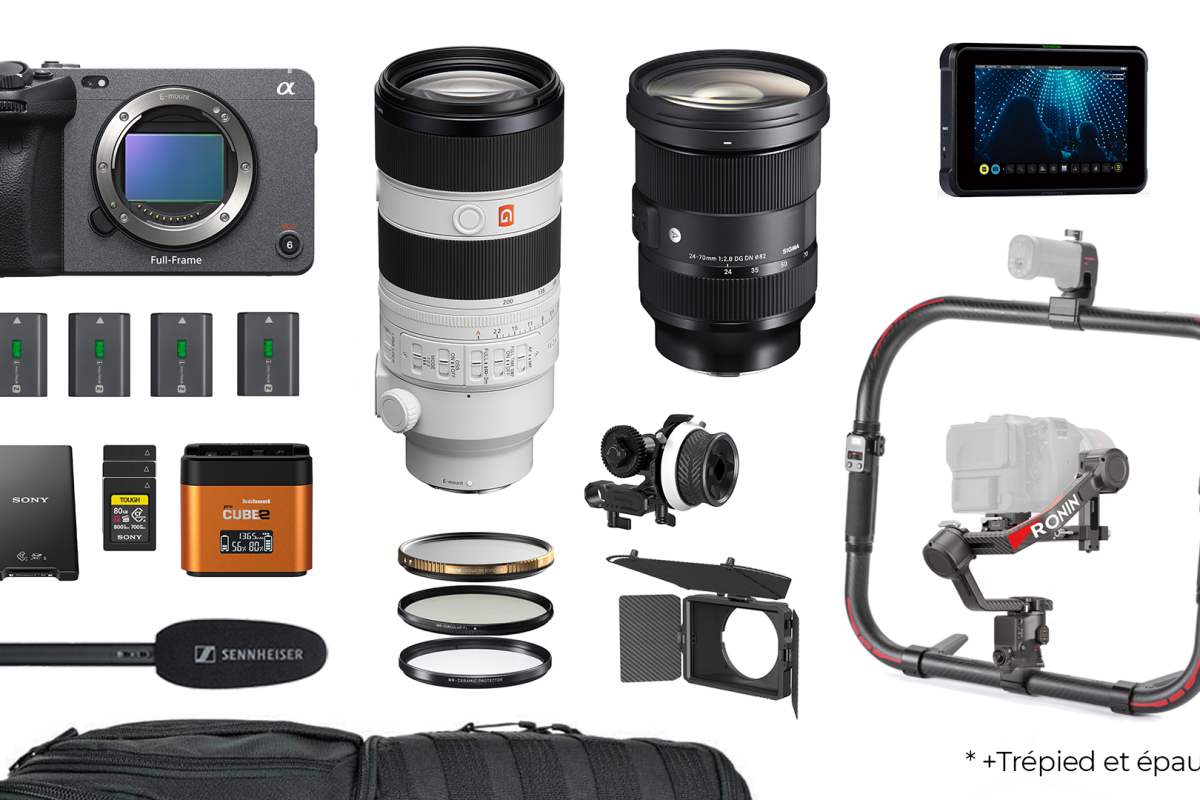 Location Sony FX3 - Pack RS4 Pro Ciné (objectifs inclus) - Lightyshare