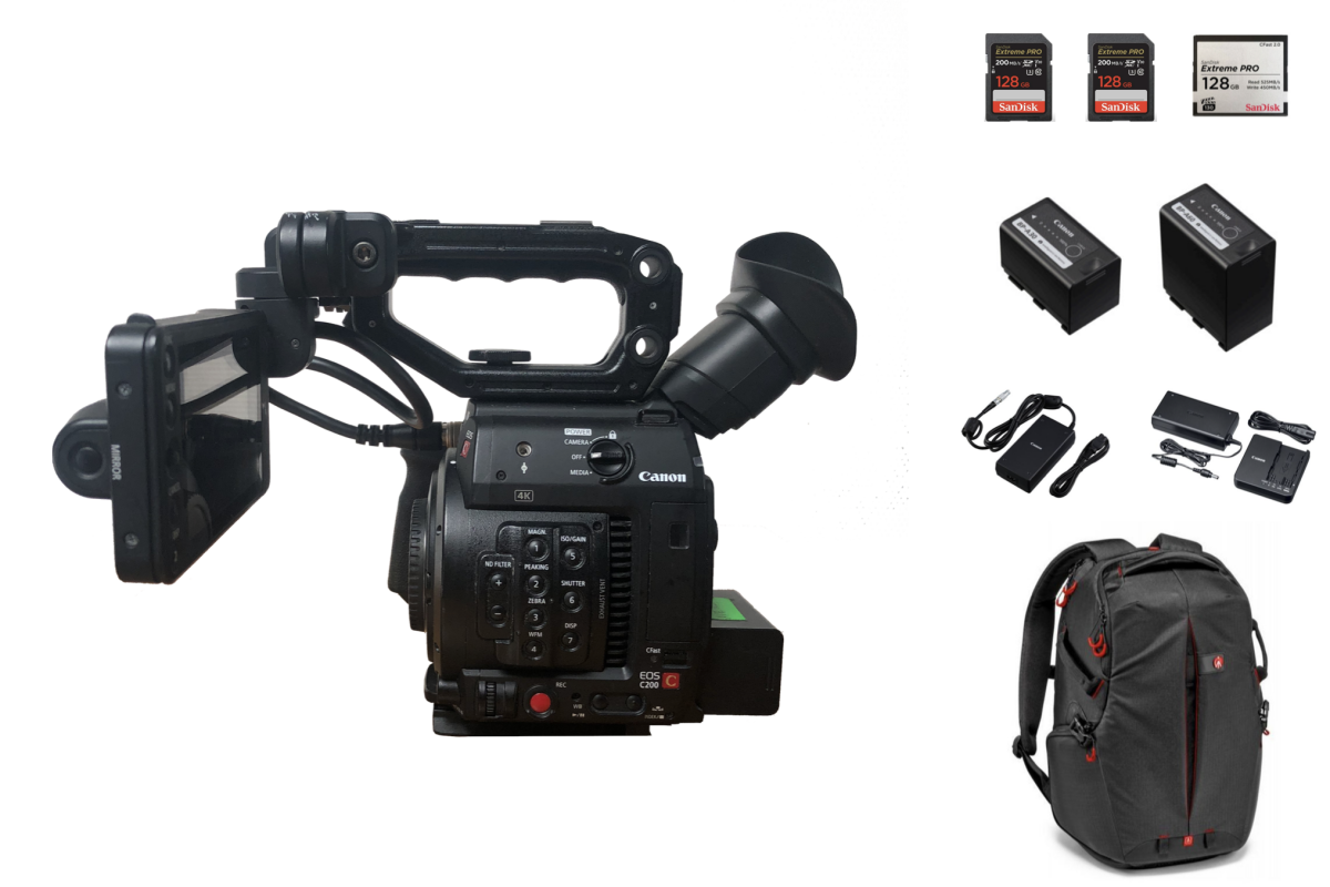 Location Canon EOS C200 - Kit "STRICT NÉCESSAIRE" - Lightyshare