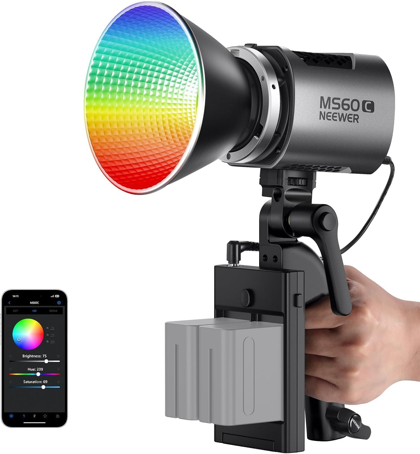 Neewer MS60C RGB 65W
