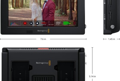 Location kit blackmagic video assist 7 pouce
