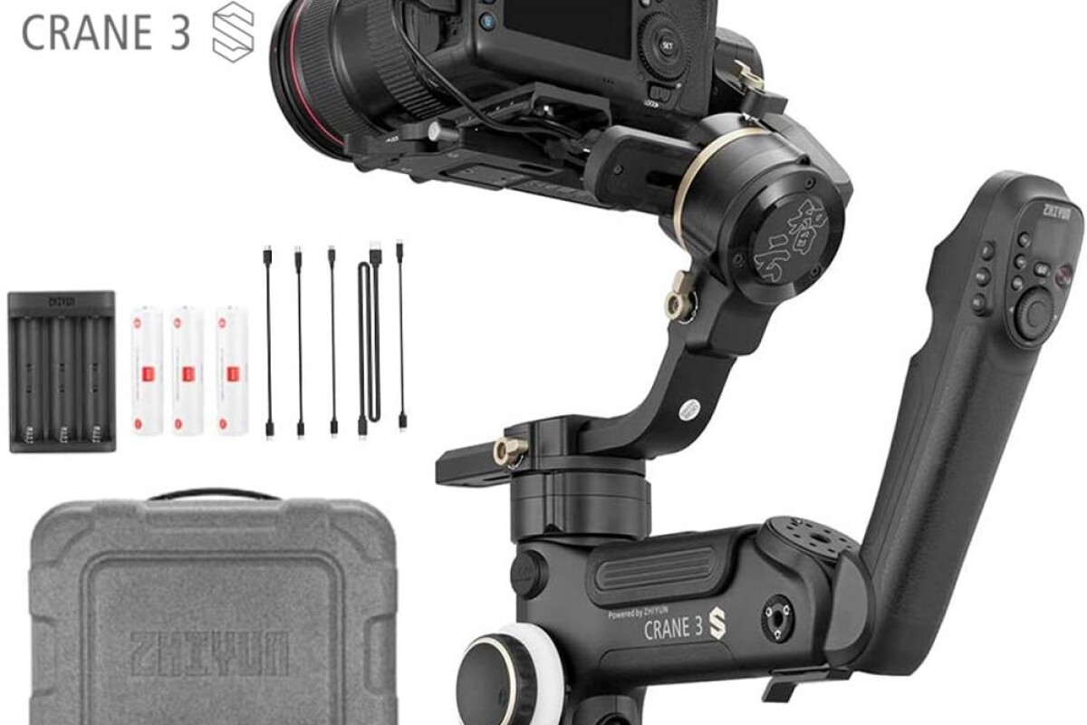 Location zhiyun crane 3 s avec moteur de focus - Lightyshare