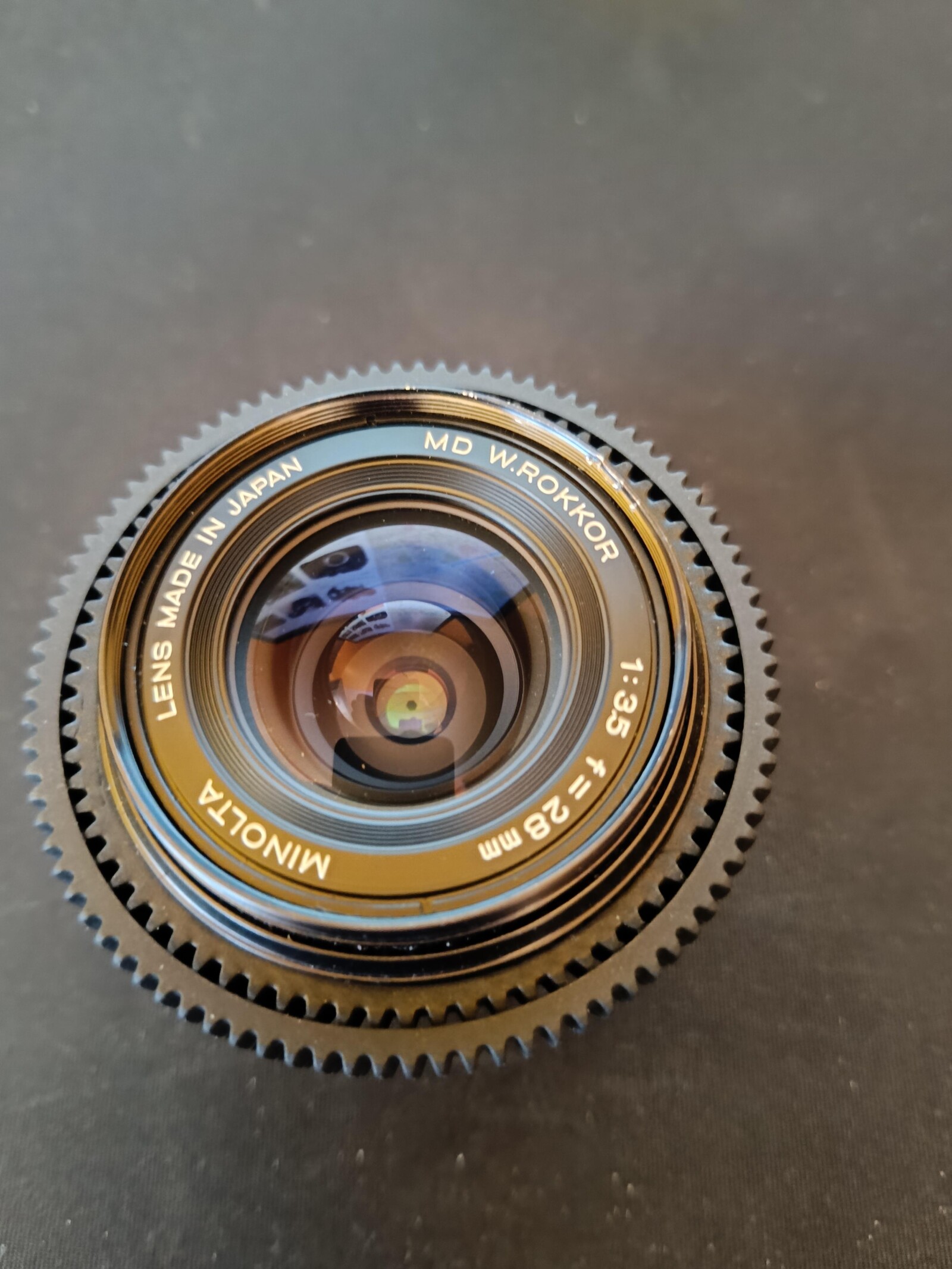 objectif Minolta rokkor 28 mm f3.5 monture MD - Photo 1 sur 2