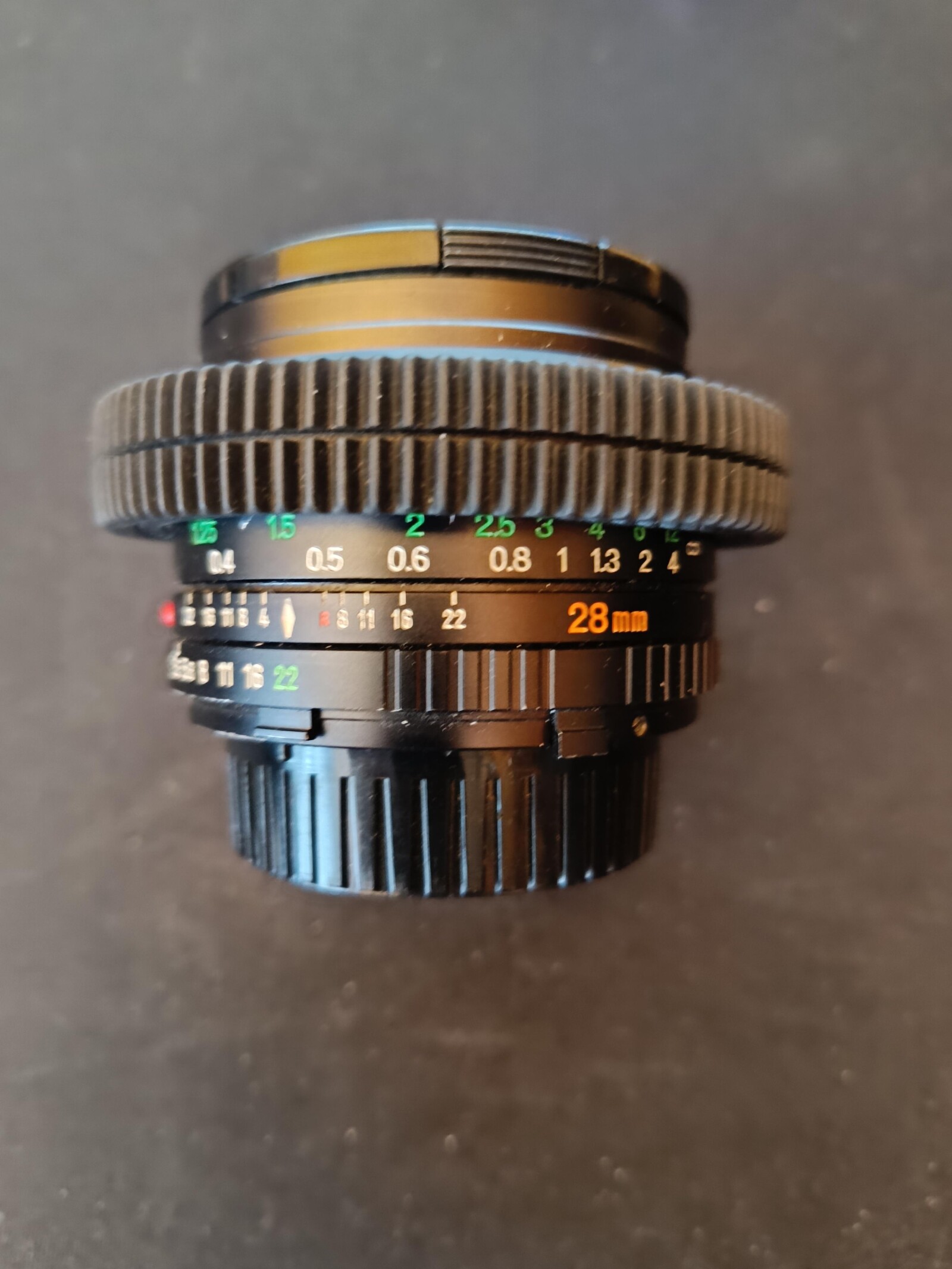 objectif Minolta rokkor 28 mm f3.5 monture MD - Photo 2 sur 2