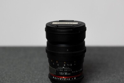Location 5 objectifs monture EF Samyang : 8mm F3.5, 24mm T1.5, 35mm T1.5, 50mm T1.5, 85mm T1.5