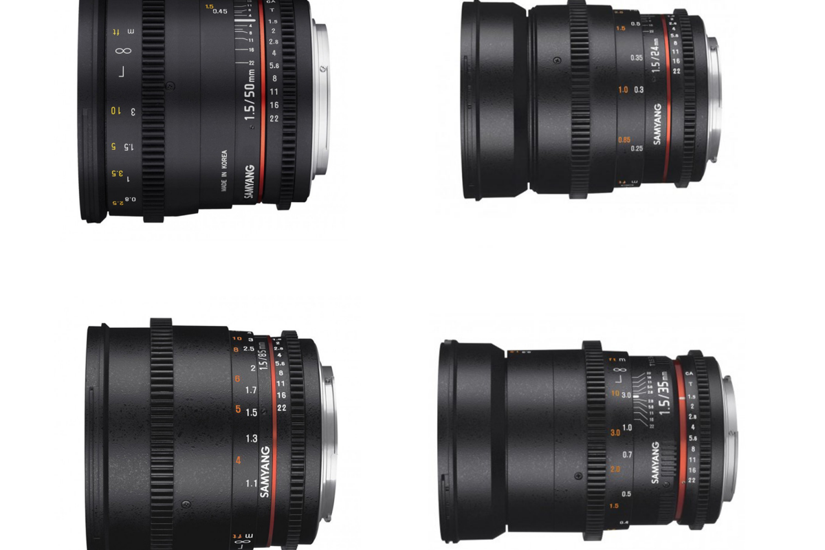Location Samyang VDSLR 24, 35, 50 et 85mm T1.5 - Lightyshare